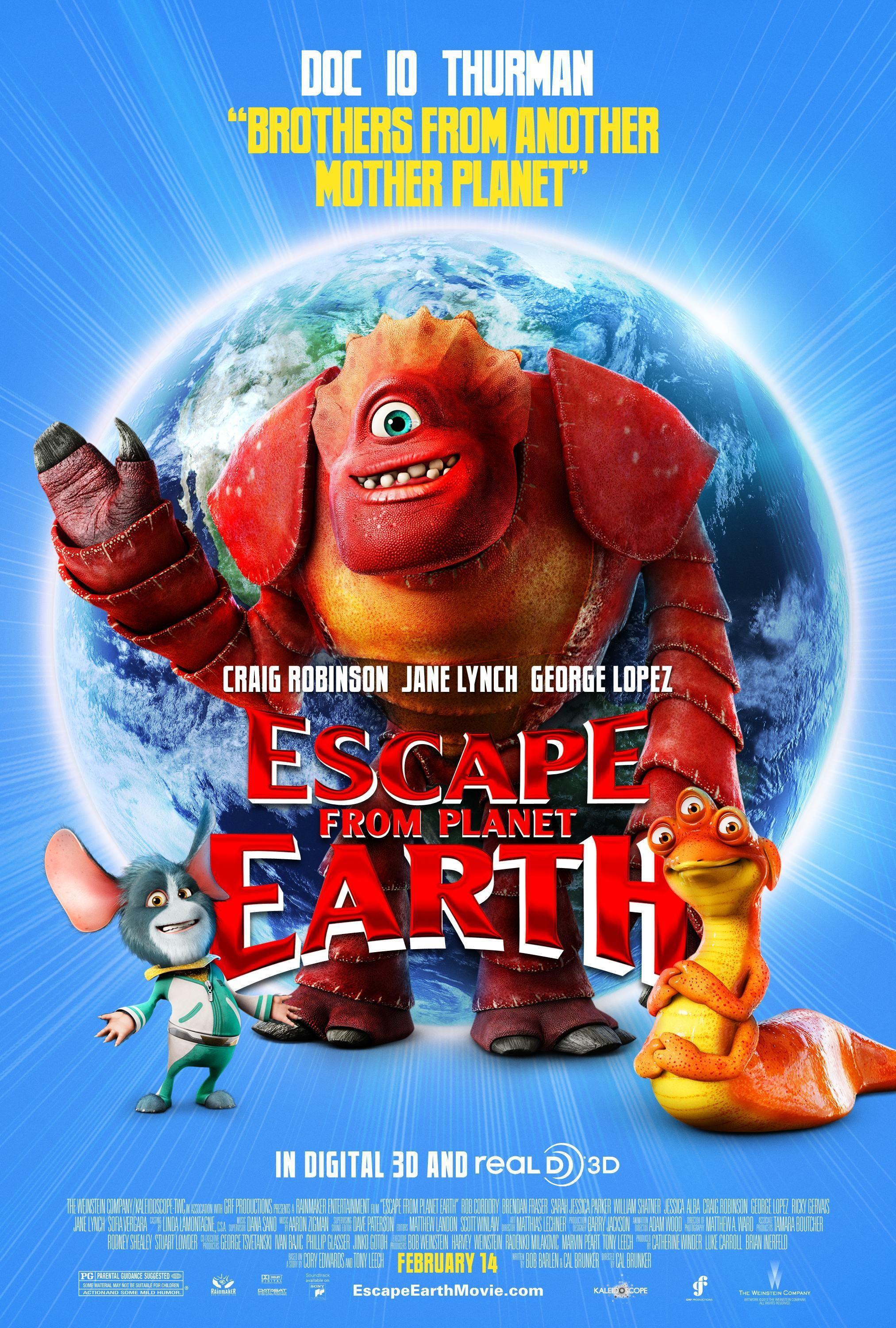 Постер фильма Побег с планеты Земля | Escape from Planet Earth