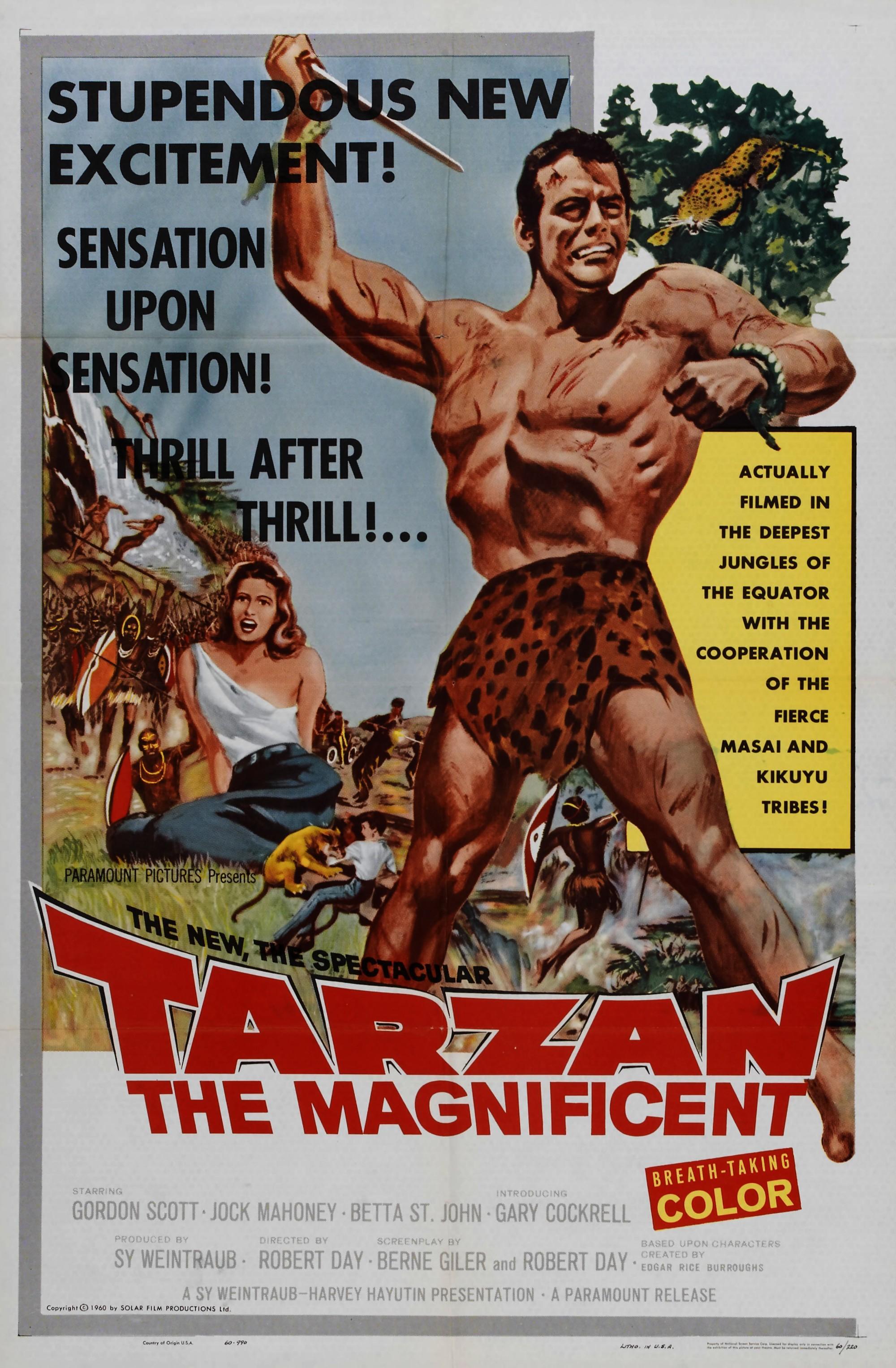 Постер фильма Tarzan the Magnificent