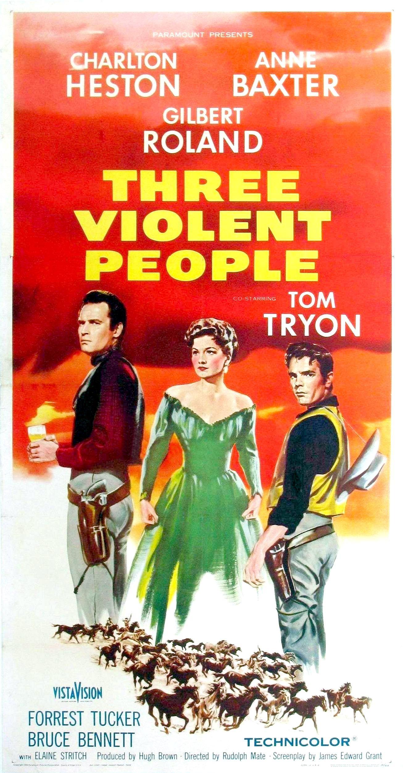 Постер фильма Three Violent People