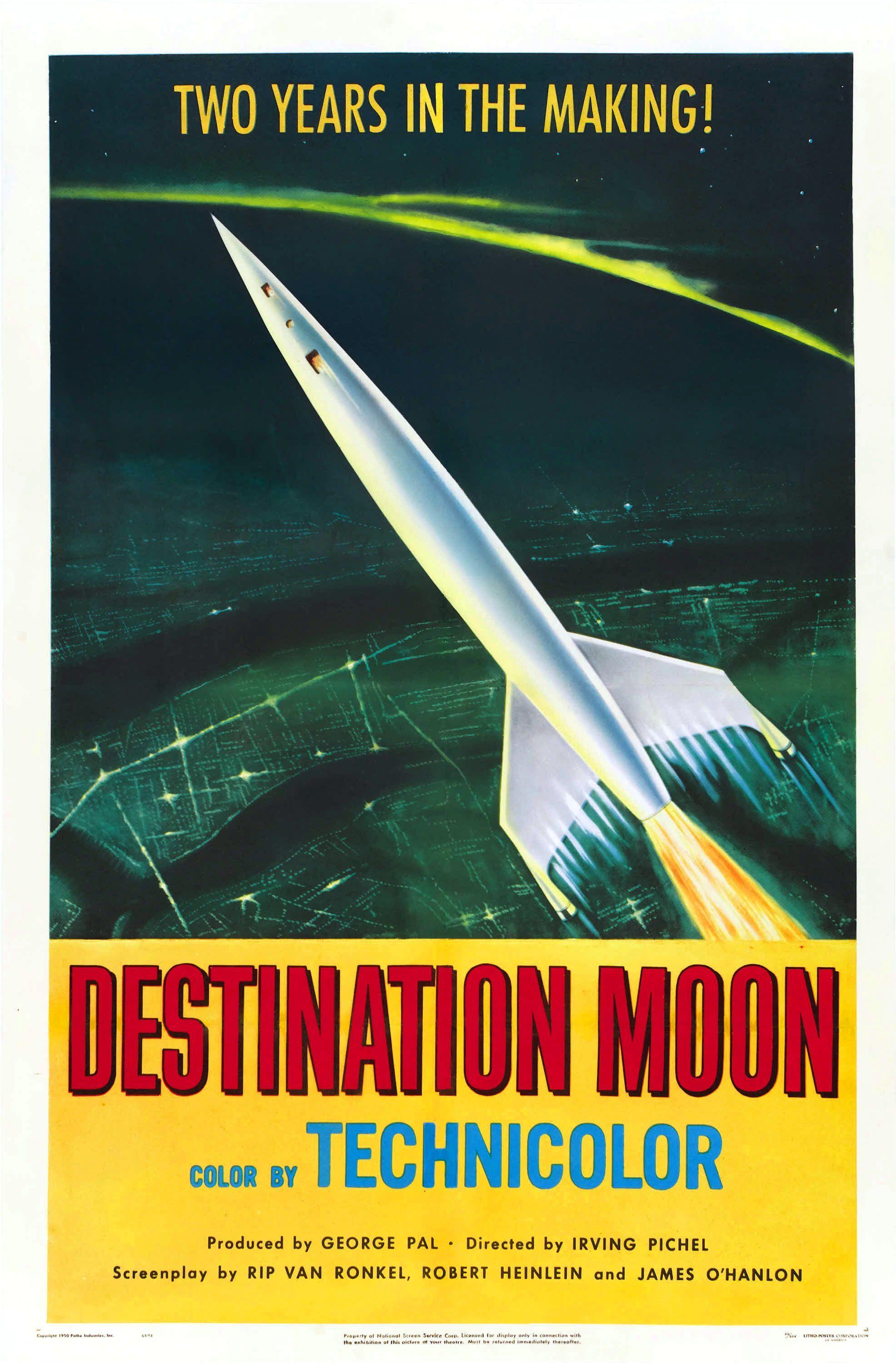 Постер фильма Место назначения – Луна | Destination Moon
