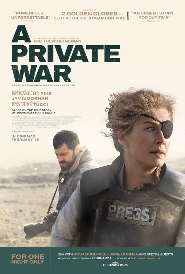 Постер фильма Частная война | A Private War 