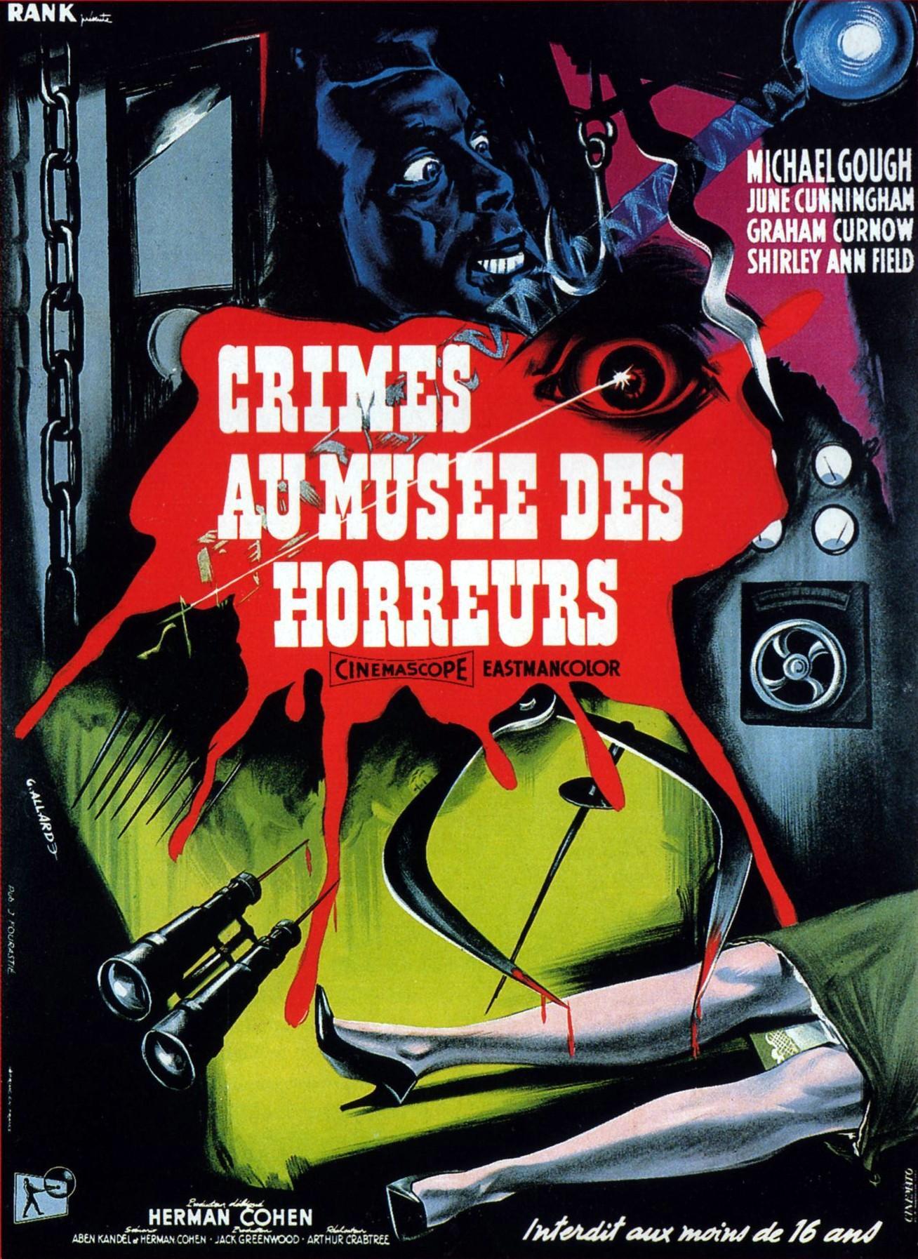 Постер фильма Horrors of the Black Museum
