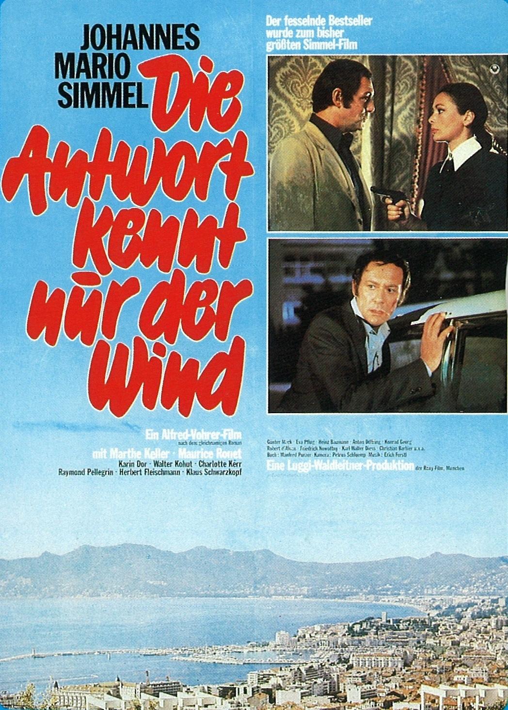Постер фильма Ответ знает только ветер | Antwort kennt nur der Wind
