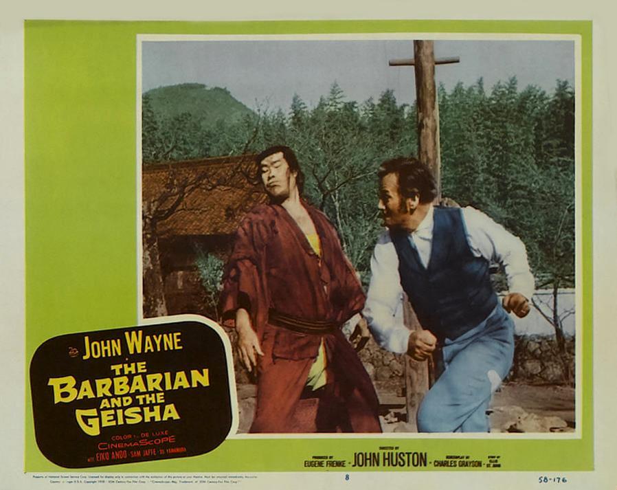 Постер фильма Варвар и гейша | Barbarian and the Geisha