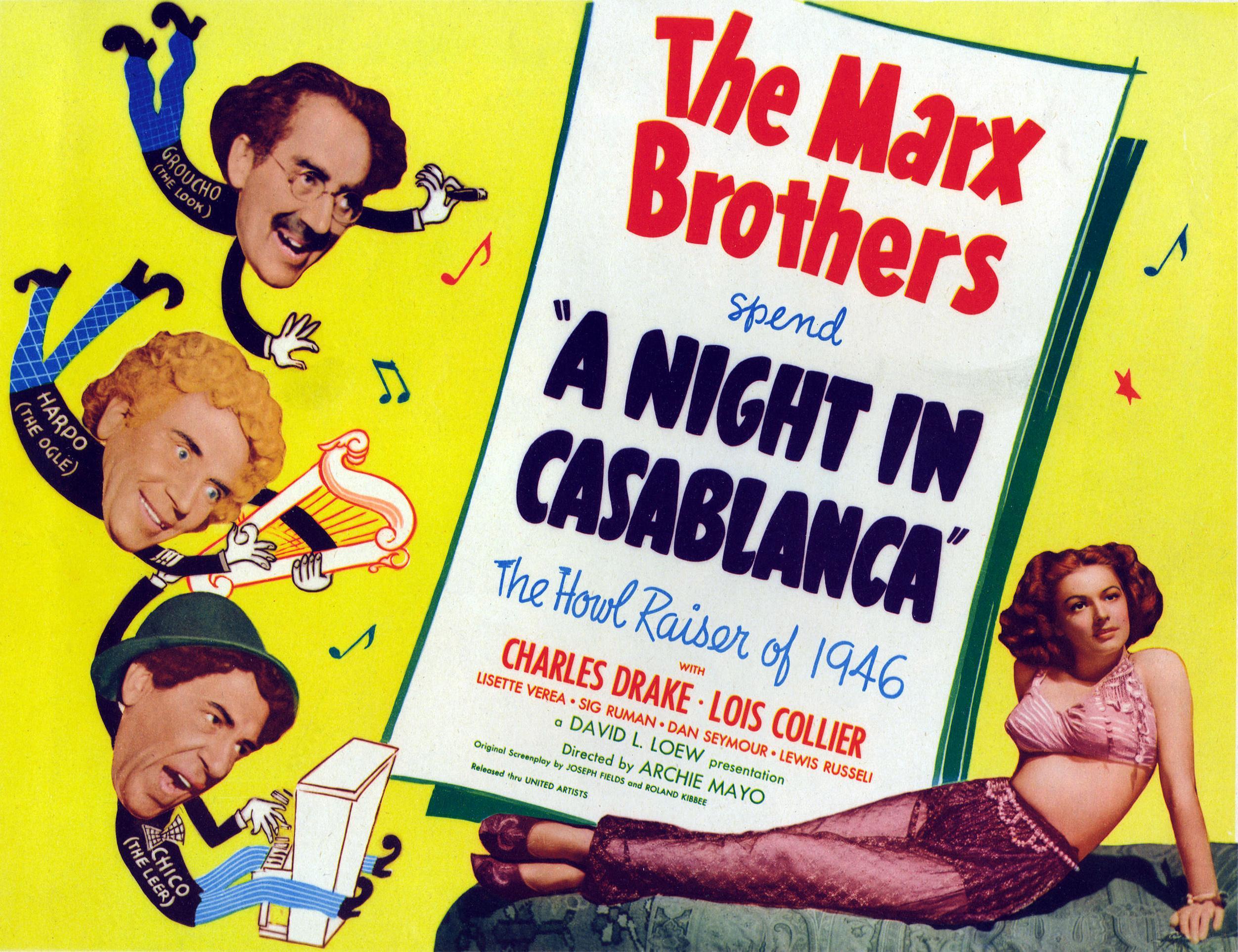 Постер фильма Ночь в Касабланке | Night in Casablanca