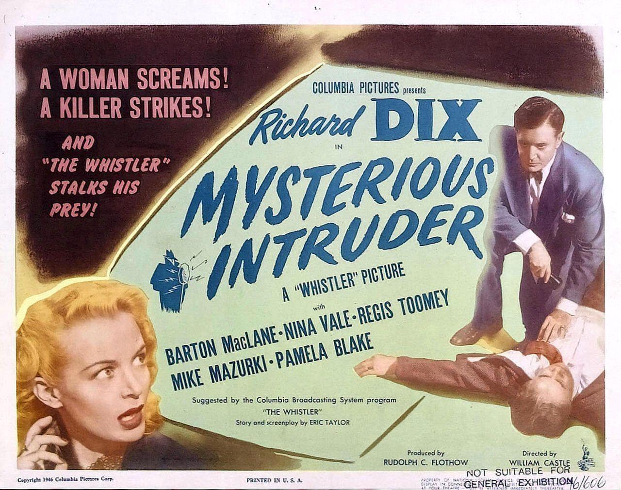 Постер фильма Таинственная гостья | Mysterious Intruder