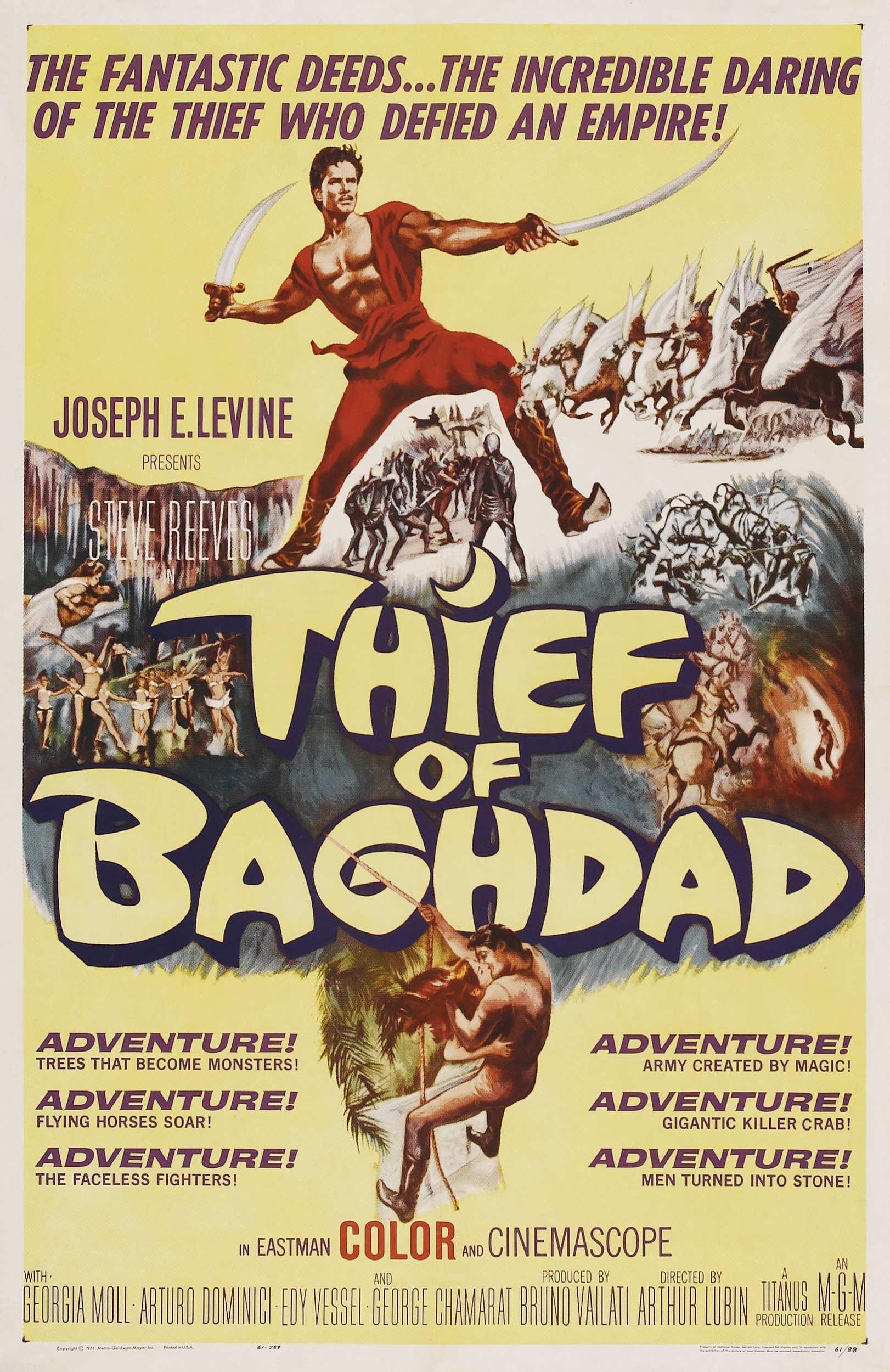 Постер фильма ladro di Bagdad