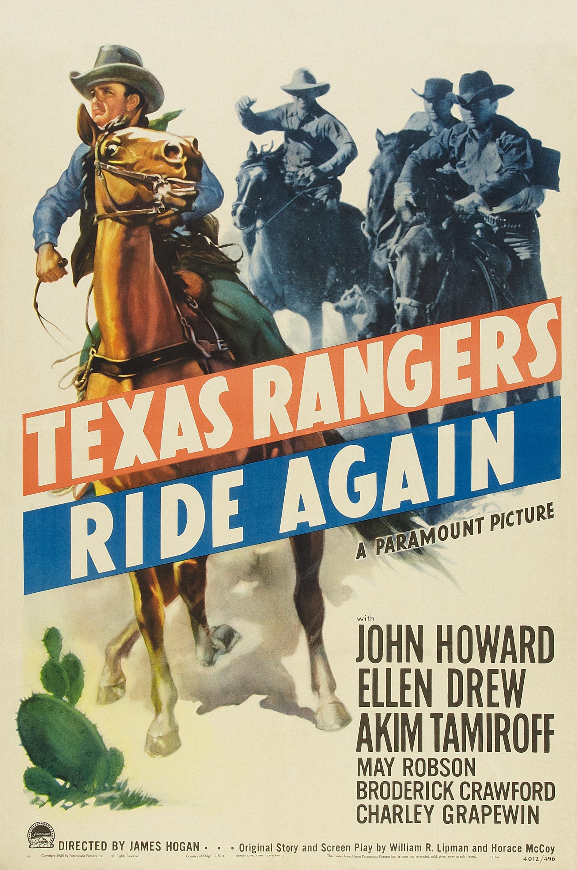 Постер фильма Техасские рейнджеры снова в седле | Texas Rangers Ride Again