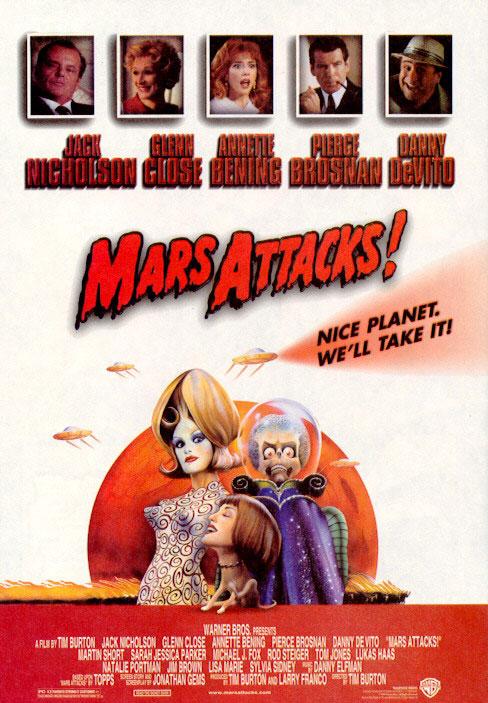 Постер фильма Марс атакует | Mars Attacks!