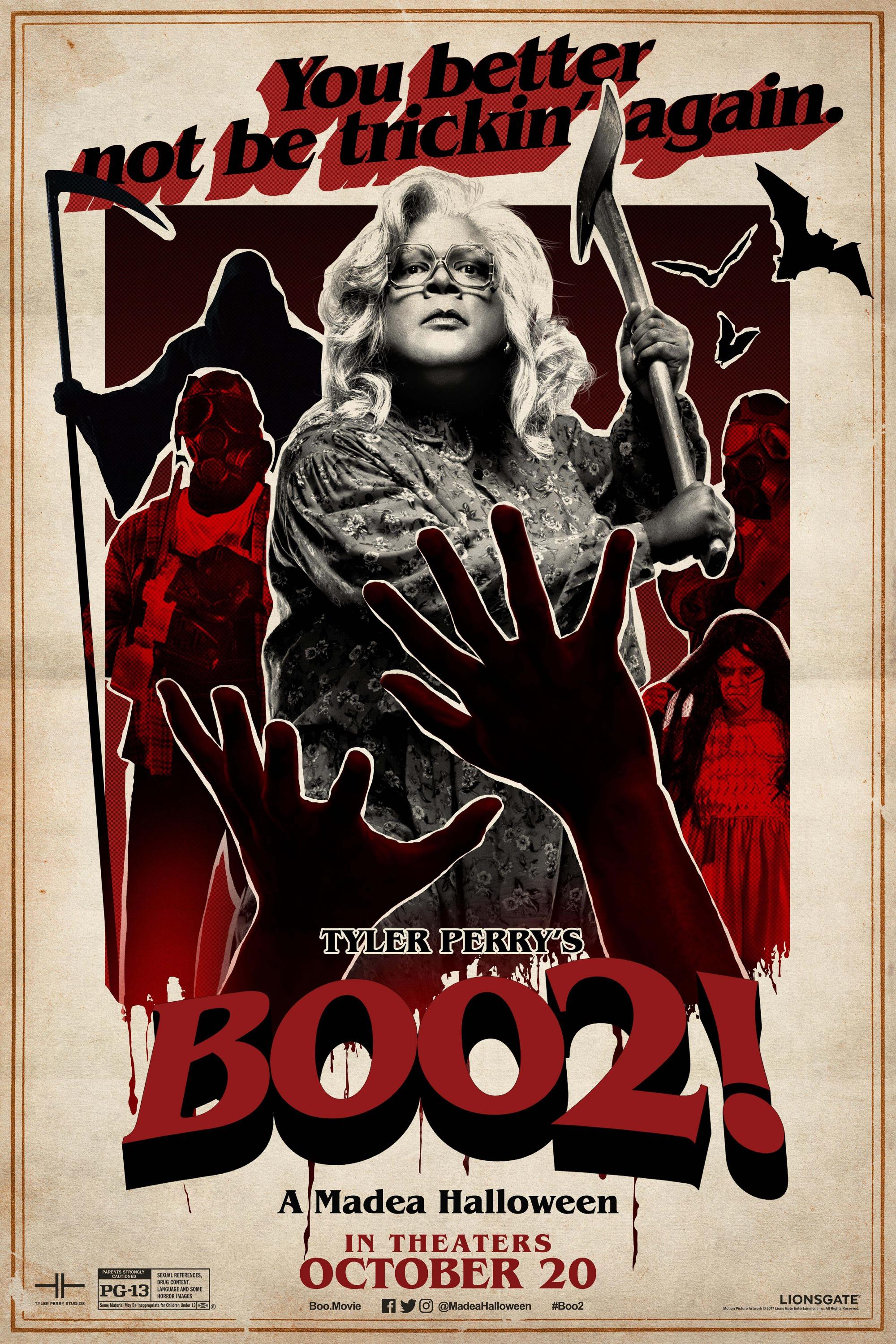 Постер фильма Хэллоуин Мэдеи 2 | Boo 2! A Madea Halloween 
