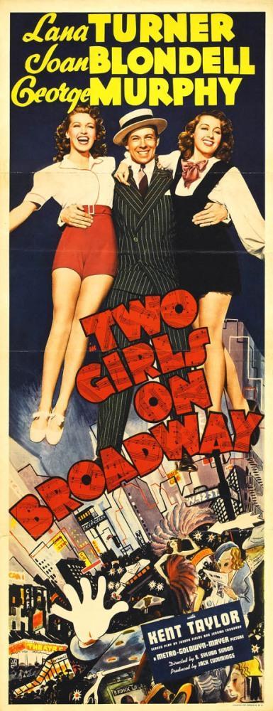 Постер фильма Две девушки на Бродвее | Two Girls on Broadway