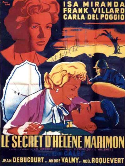 Постер фильма Тайна Хелены Маримон | secret d'Hélène Marimon