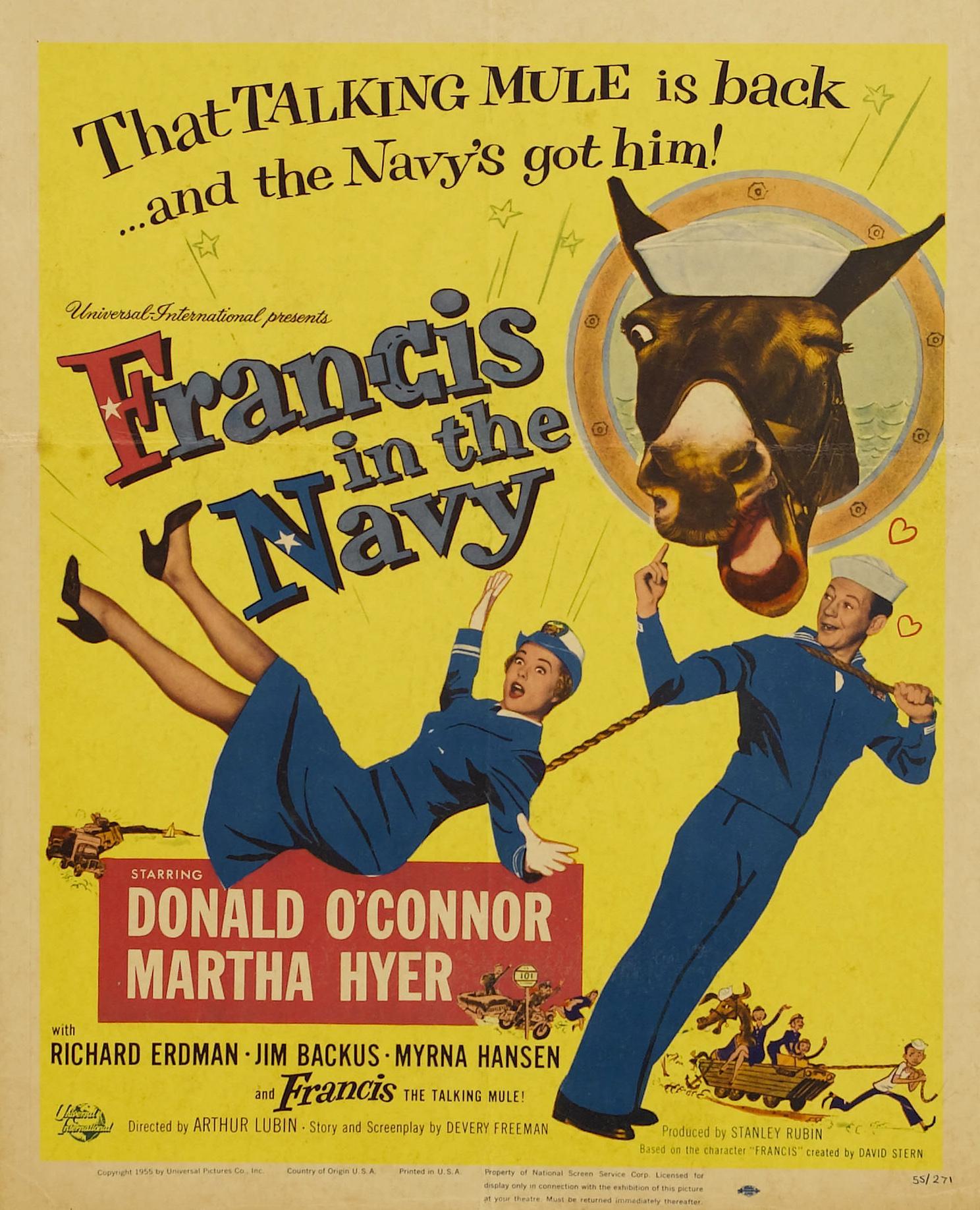 Постер фильма Фрэнсис на флоте | Francis in the Navy
