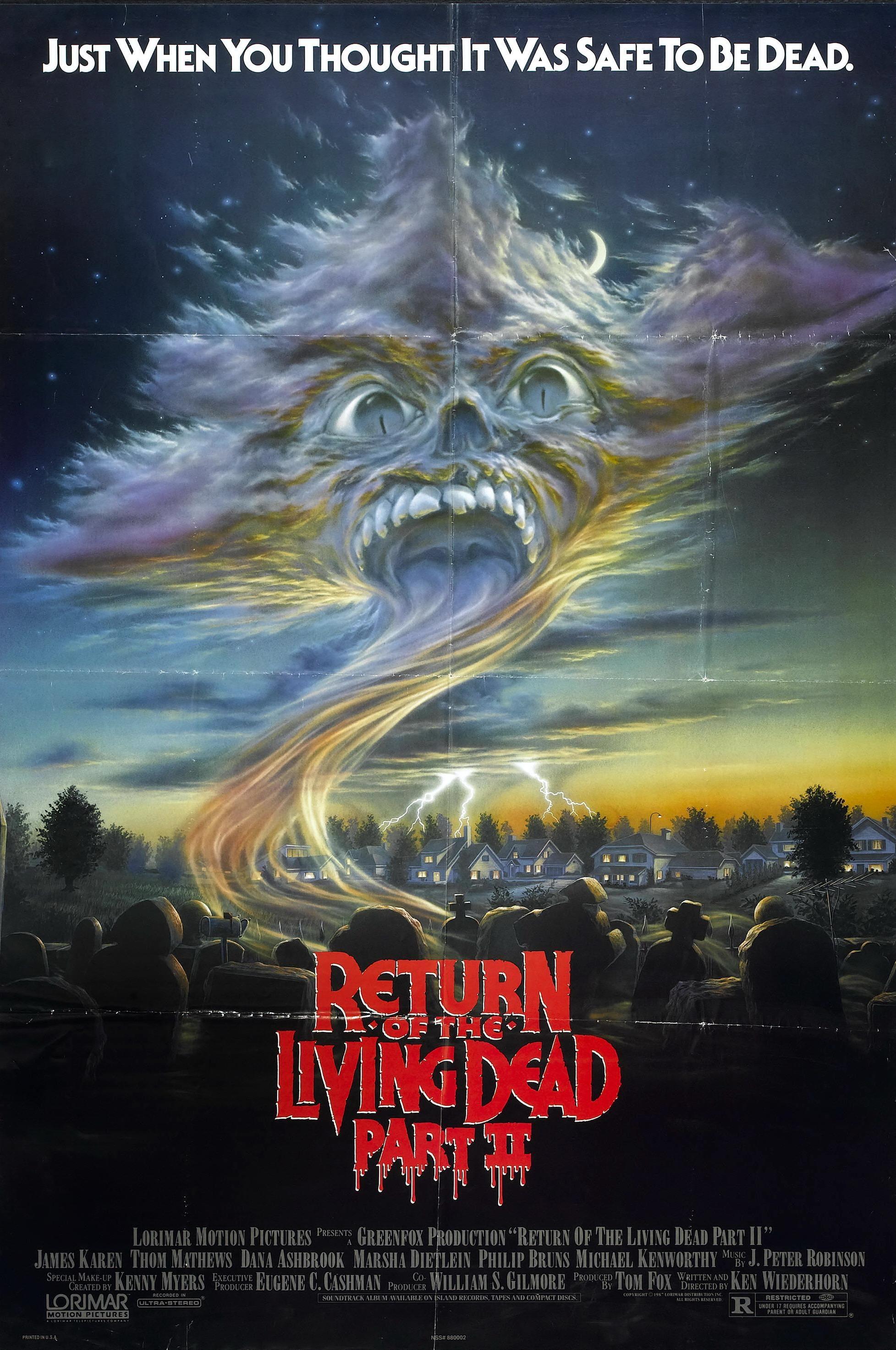 Постер фильма Возвращение живых мертвецов 2 | Return of the Living Dead Part II