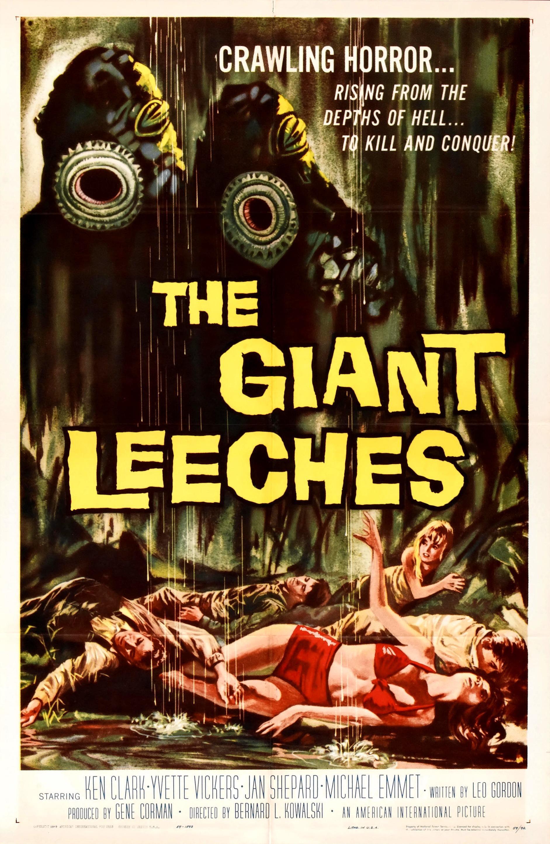 Постер фильма Attack of the Giant Leeches