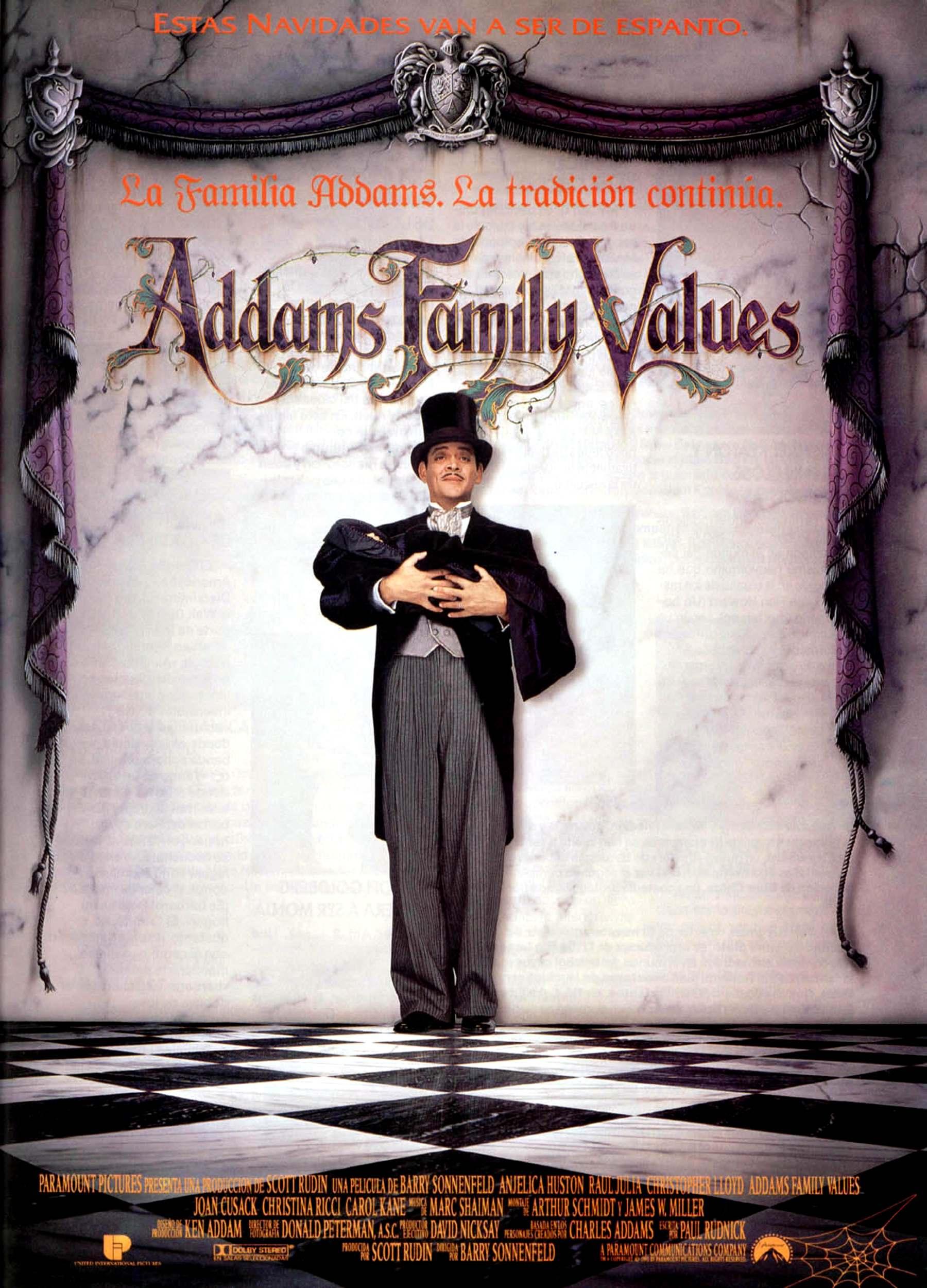 Постер фильма Ценности семейки Аддамсов | Addams Family Values