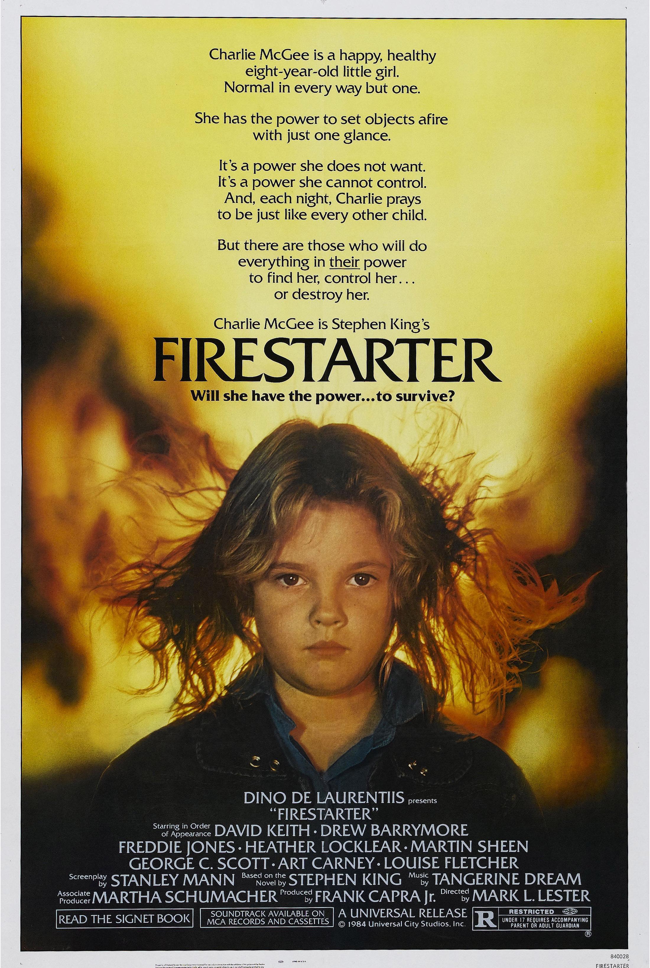 Постер фильма Порождающая огонь | Firestarter