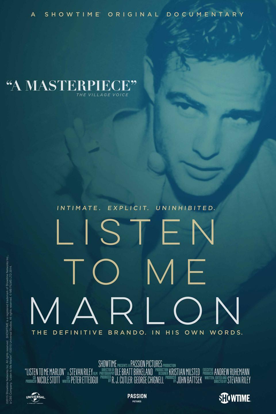 Постер фильма Послушай меня, Марлон | Listen to Me Marlon