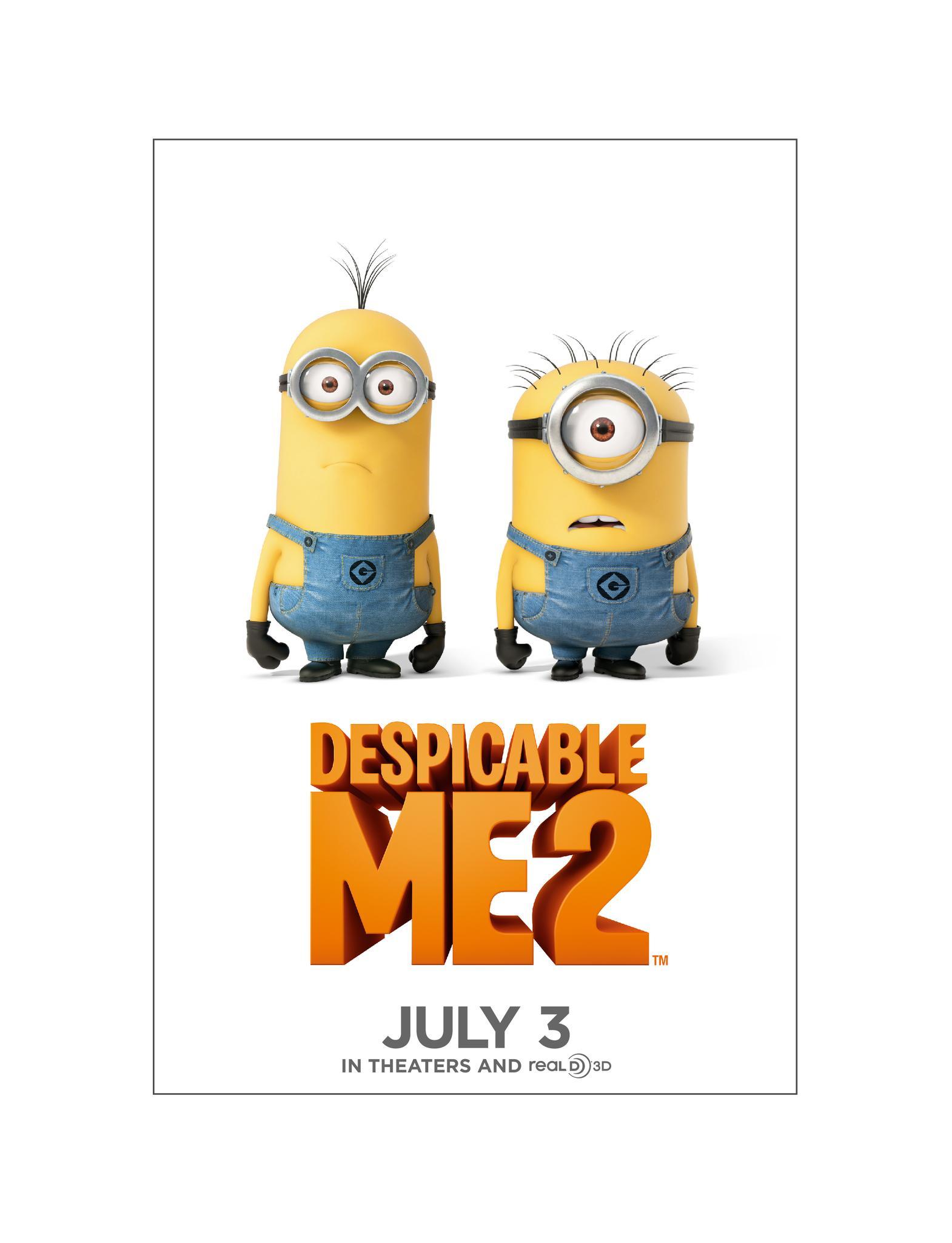 Постер фильма Гадкий Я 2 | Despicable Me 2