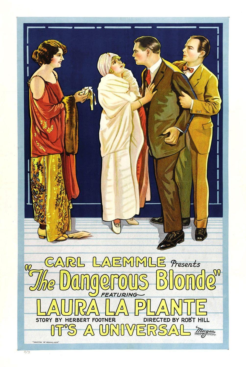 Постер фильма Dangerous Blonde
