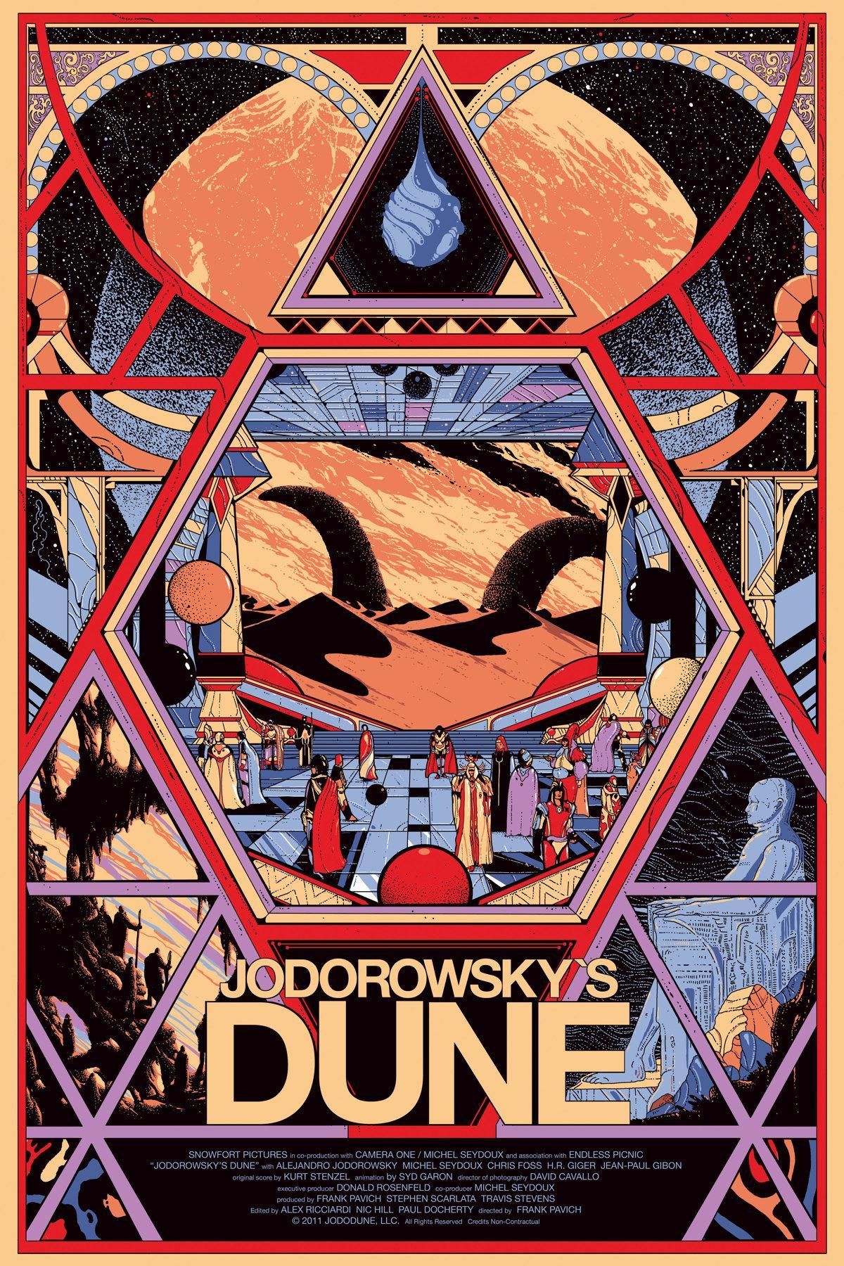 Постер фильма «Дюна» Ходоровского | Jodorowsky's Dune