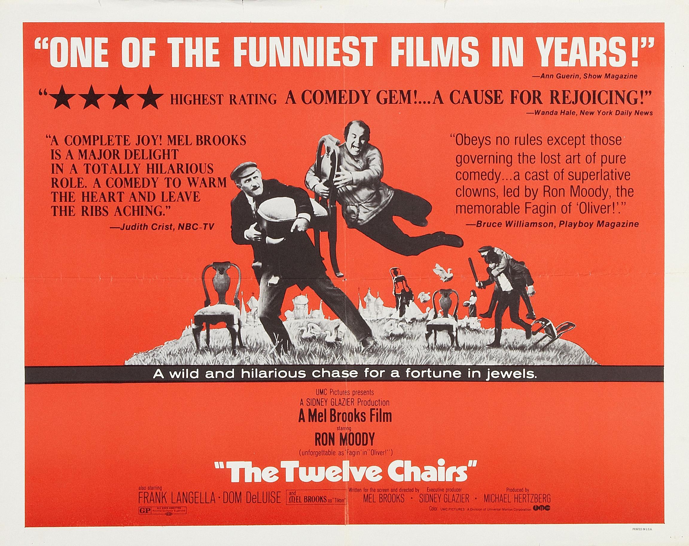 Постер фильма 12 стульев | Twelve Chairs