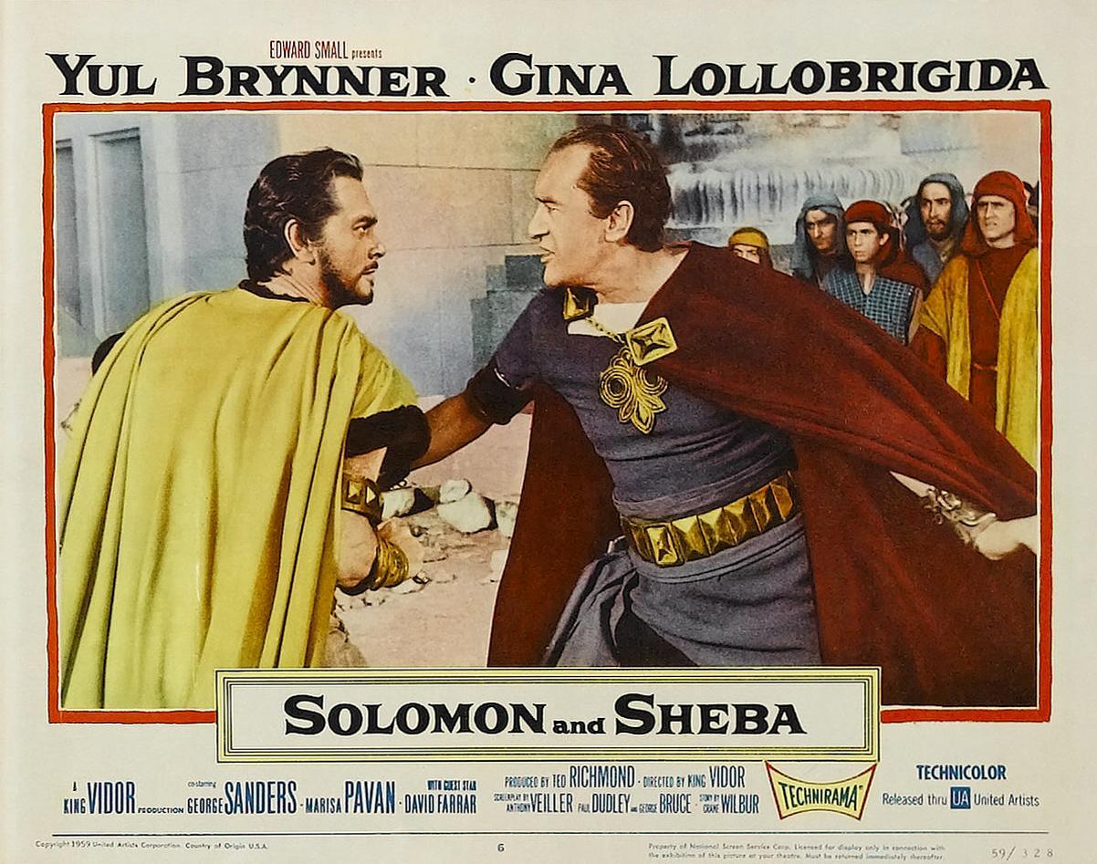 Постер фильма Соломон и Шеба | Solomon and Sheba