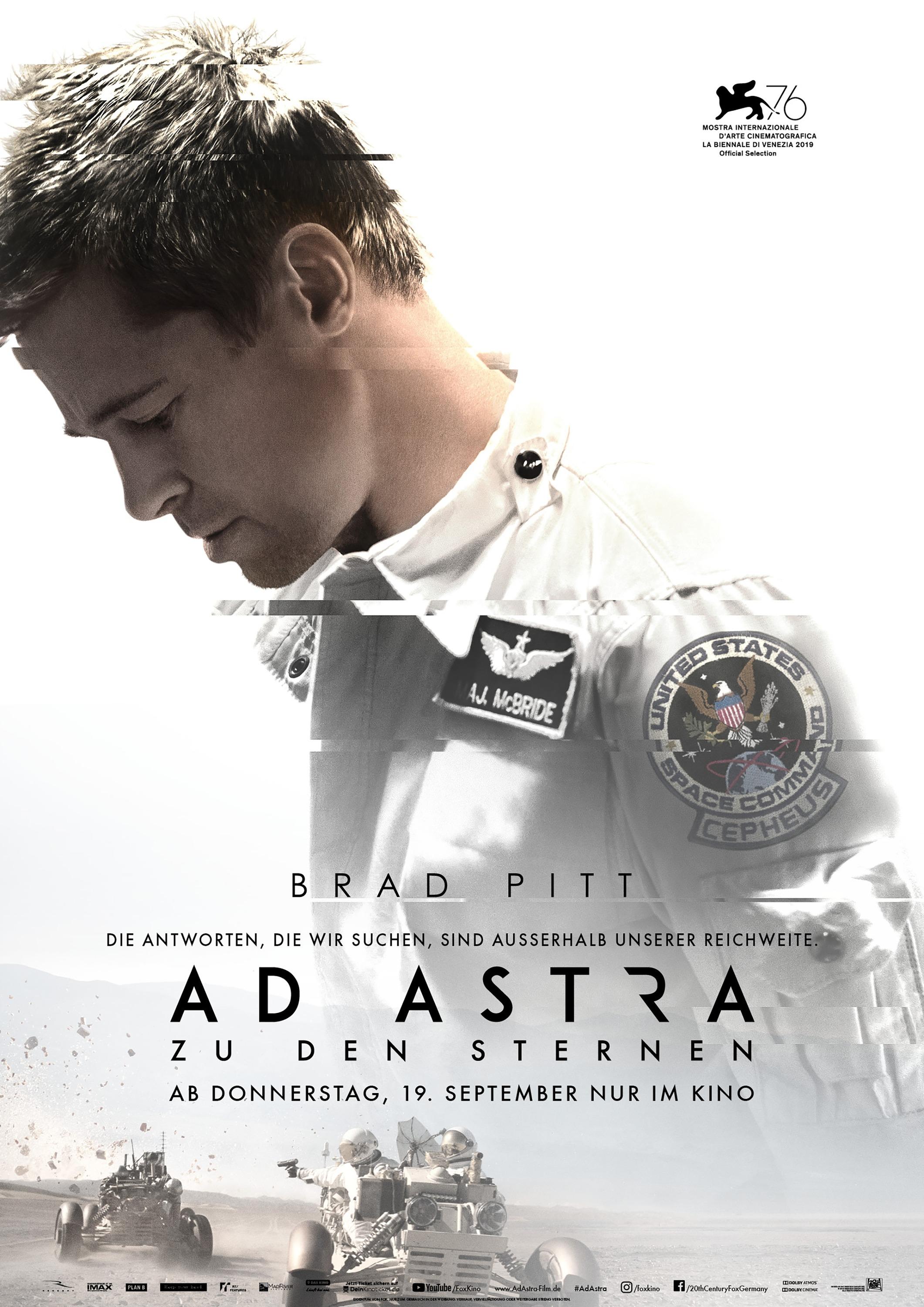 Постер фильма К звездам | Ad Astra