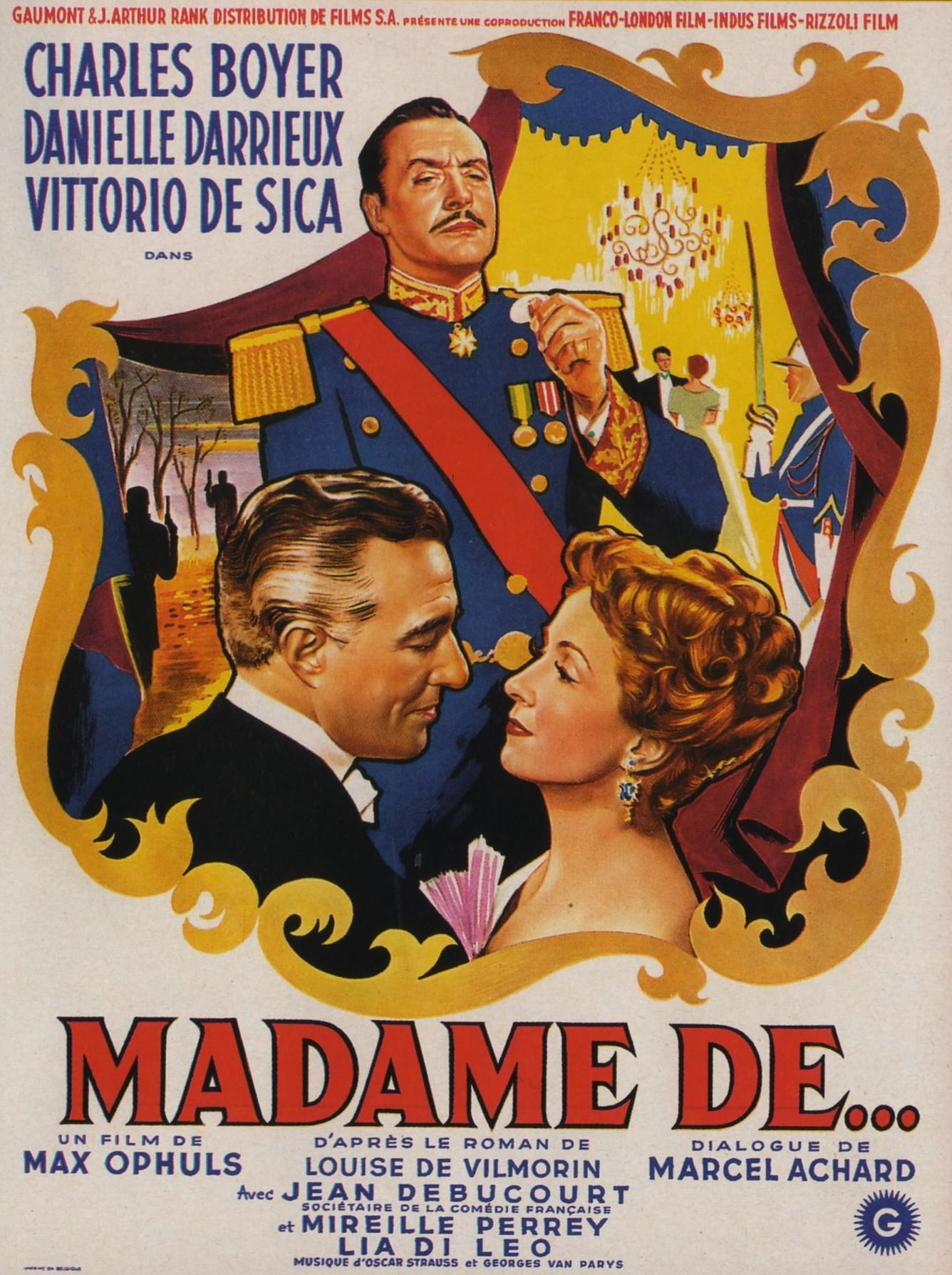 Постер фильма Мадам де… | Madame de...