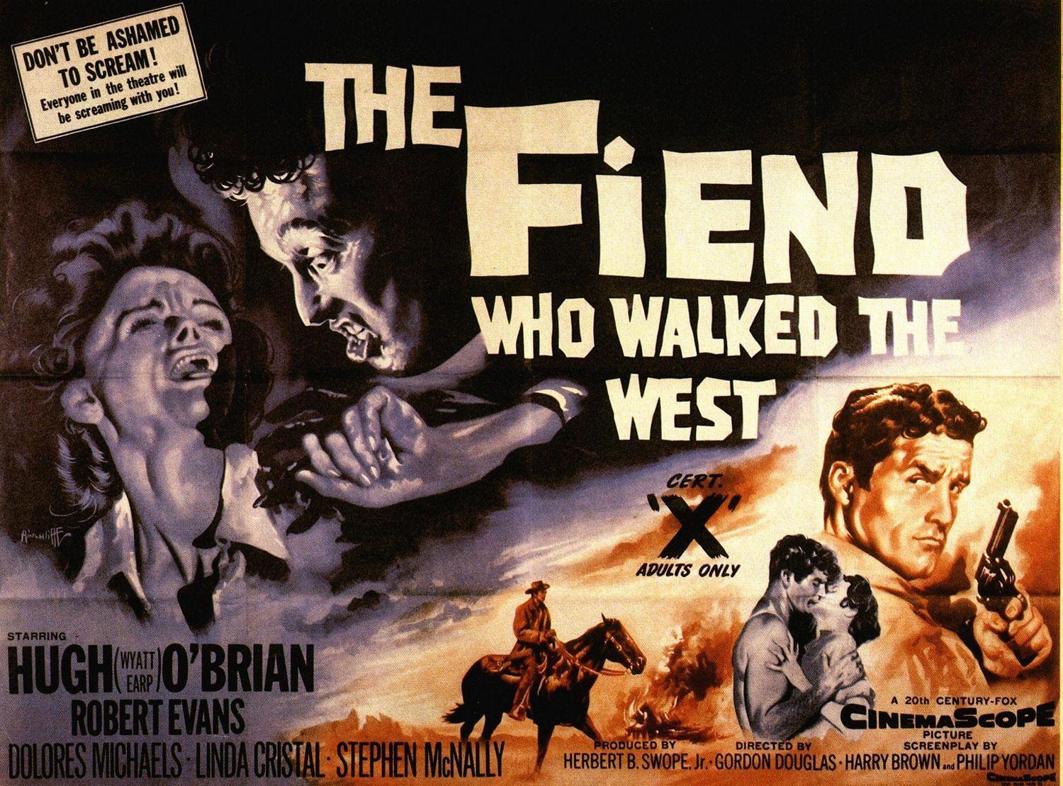 Постер фильма Fiend Who Walked the West