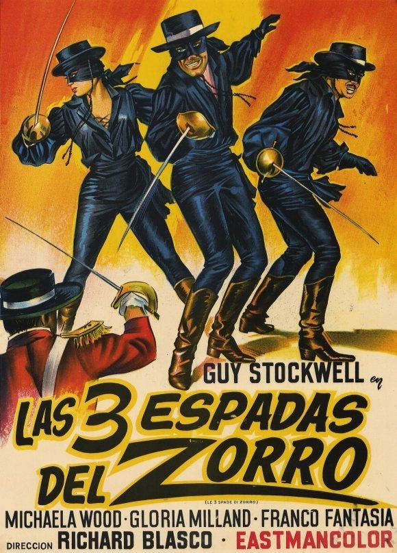 Постер фильма Три шпаги Зорро | tre spade di Zorro