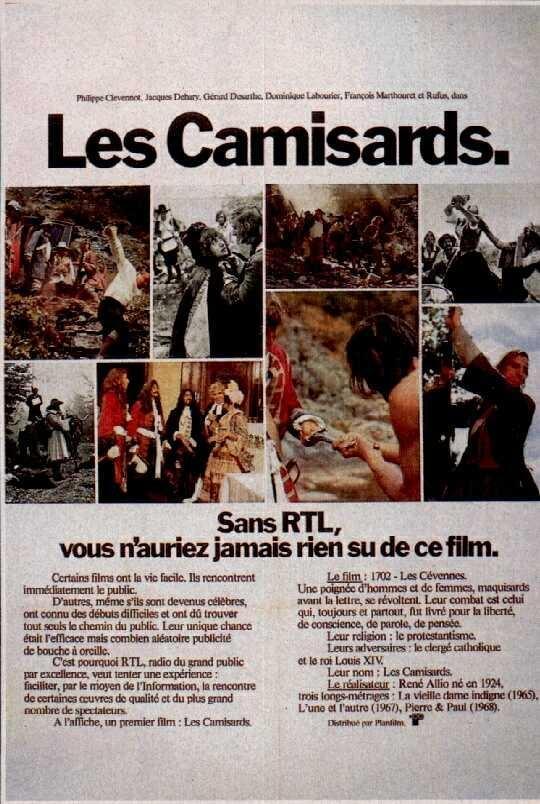 Постер фильма Les camisards