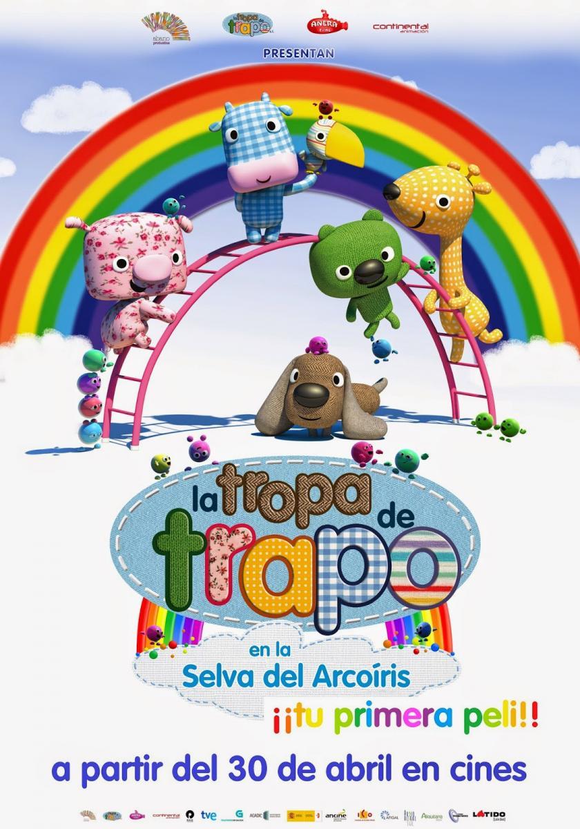 Постер фильма Любимчики в поисках радуги | Tropa de Trapo en la selva del arcoiris