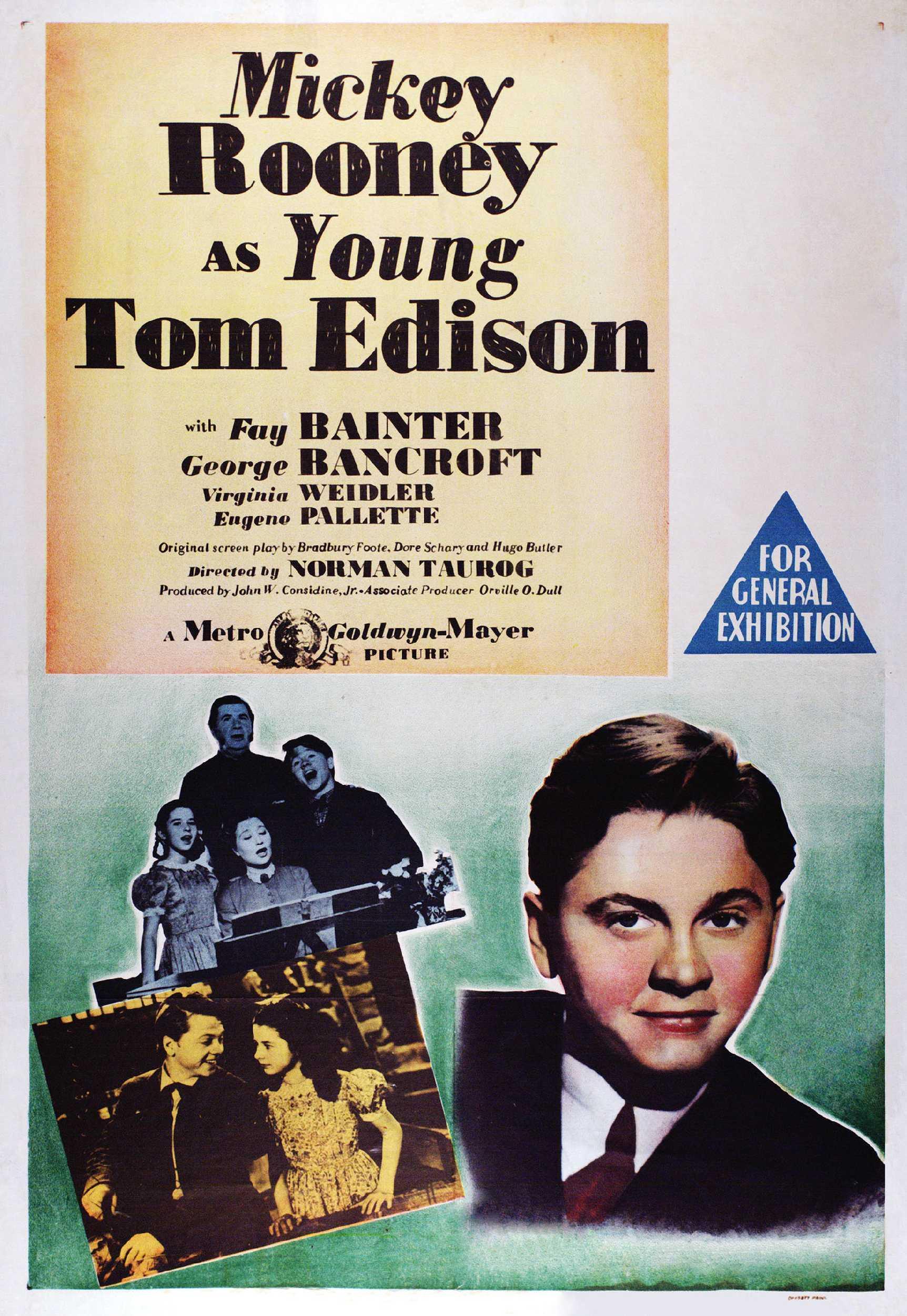 Постер фильма Молодой Том Эдисон | Young Tom Edison