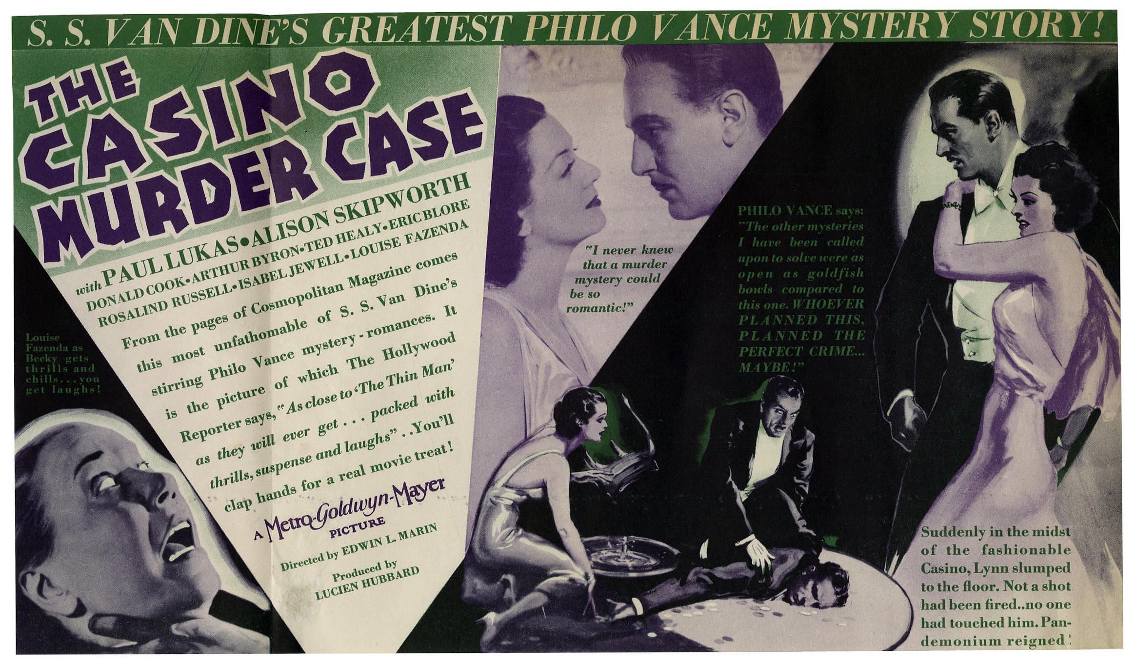 Постер фильма Casino Murder Case