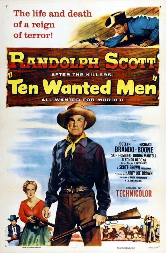 Постер фильма Десять разыскиваемых мужчин | Ten Wanted Men