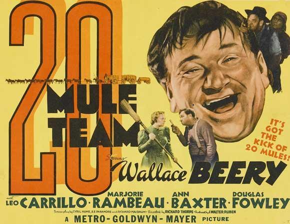 Постер фильма 20 Mule Team