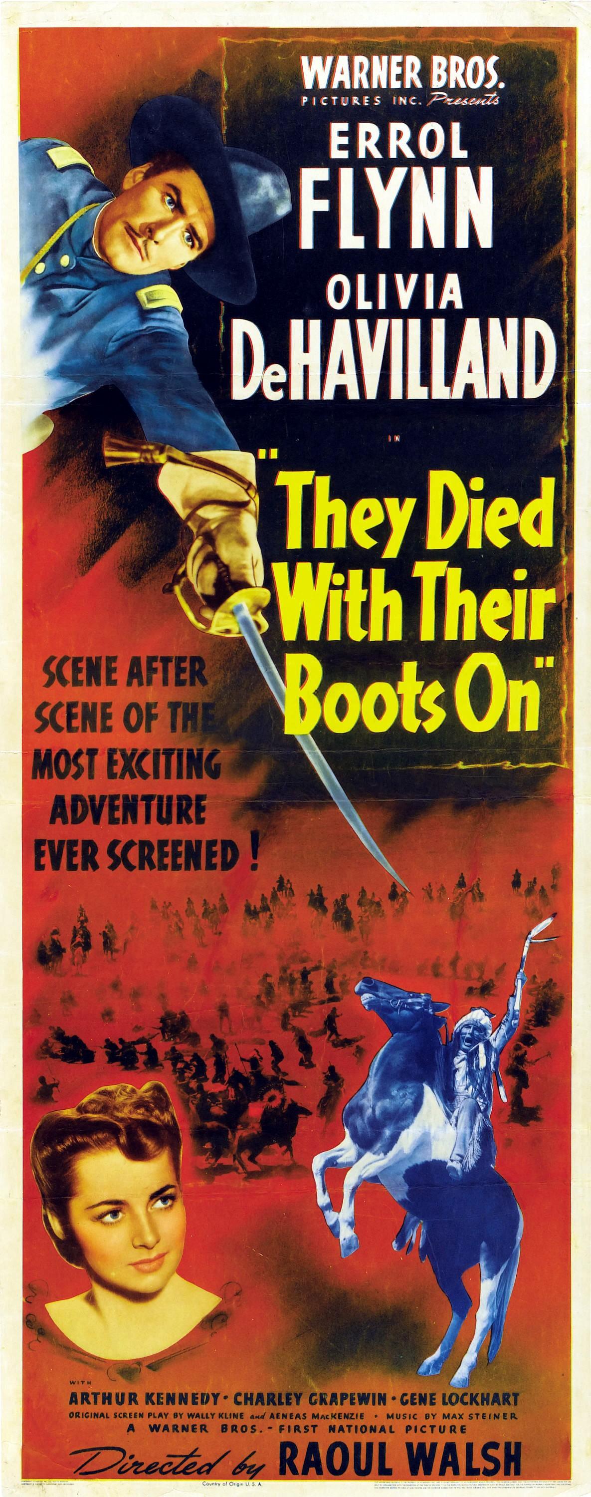 Постер фильма Они умерли на своих постах | They Died with Their Boots On