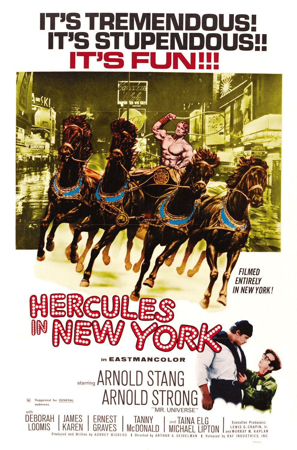 Постер фильма Геркулес в Нью-Йорке | Hercules in New York