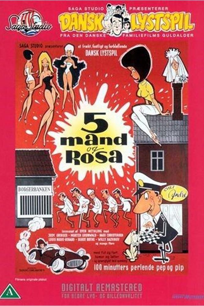 Постер фильма Fem mand og Rosa