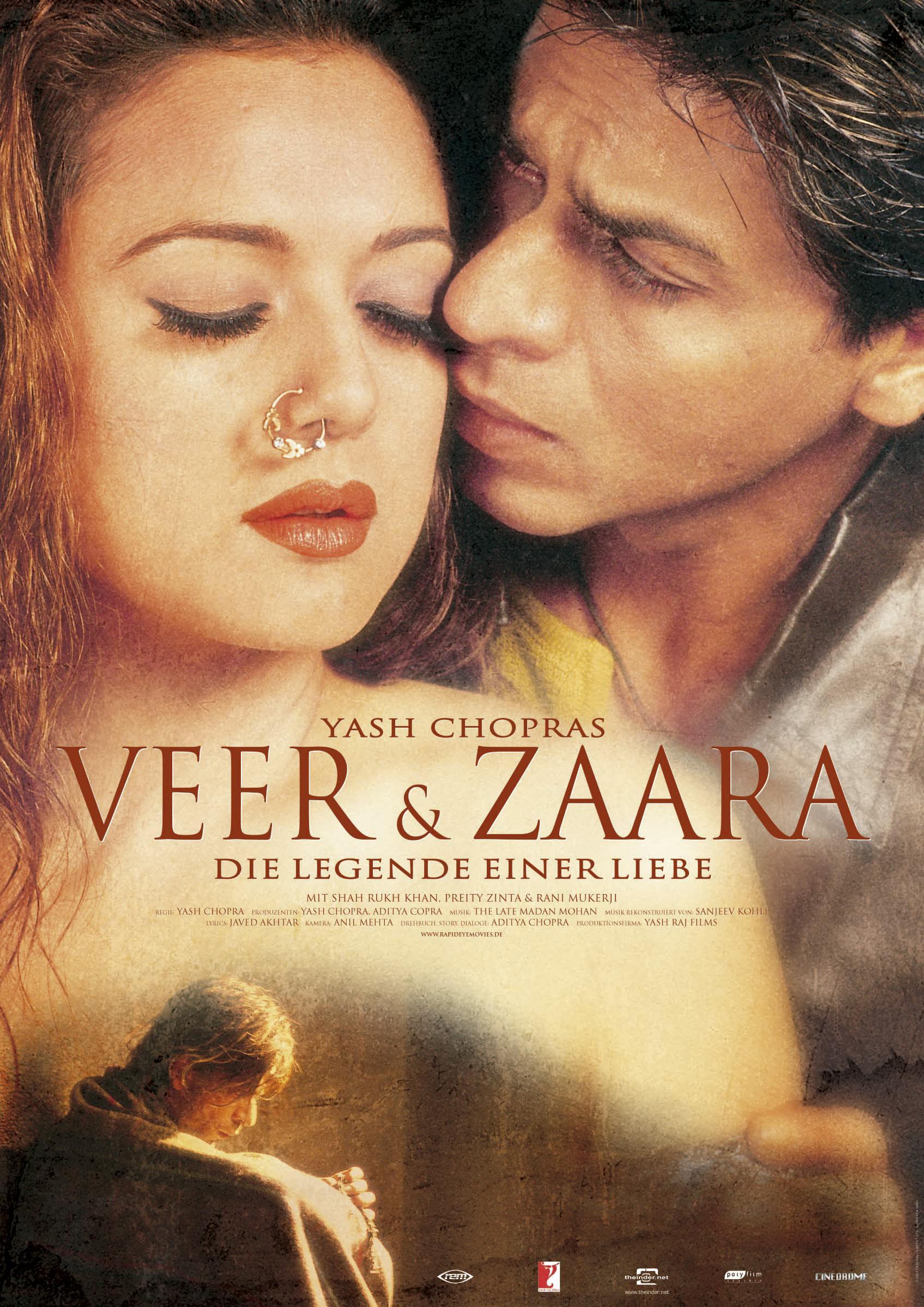 Постер фильма Вир и Зара | Veer-Zaara