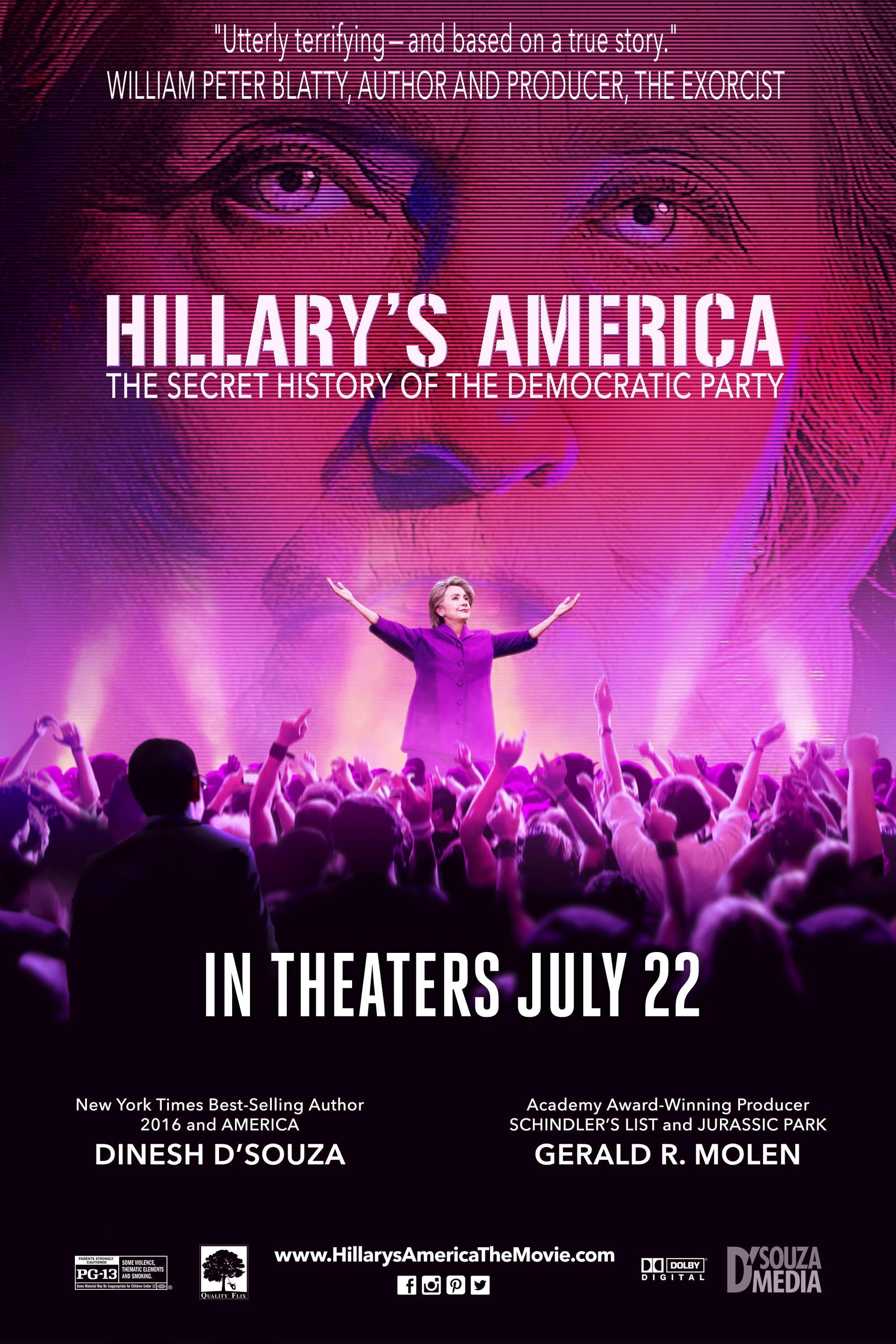 Постер фильма Хиллари Клинтон: Тайная история Демократической партии | Hillary's America: The Secret History of the Democratic Party