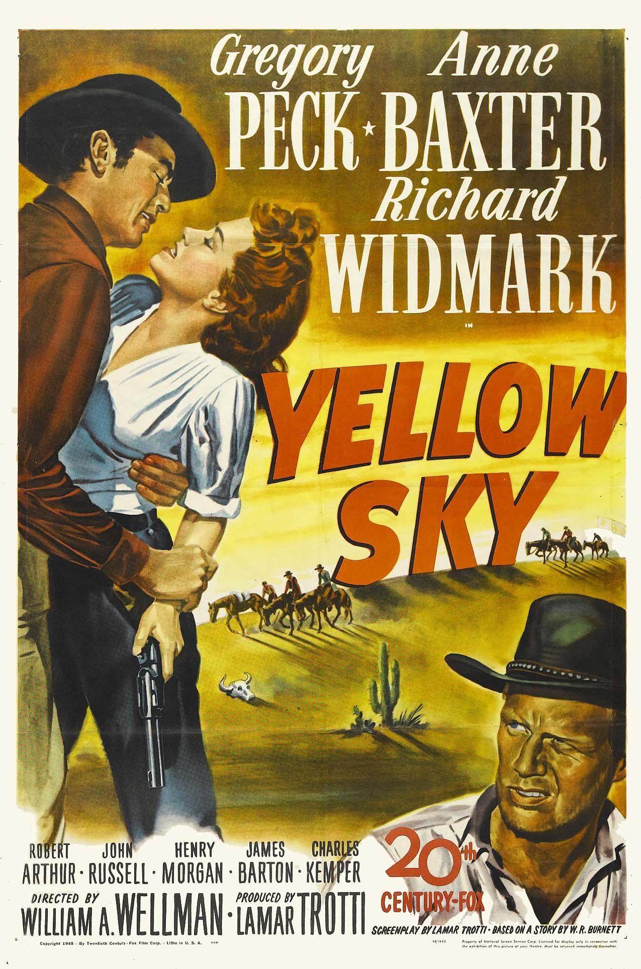 Постер фильма Желтое небо | Yellow Sky