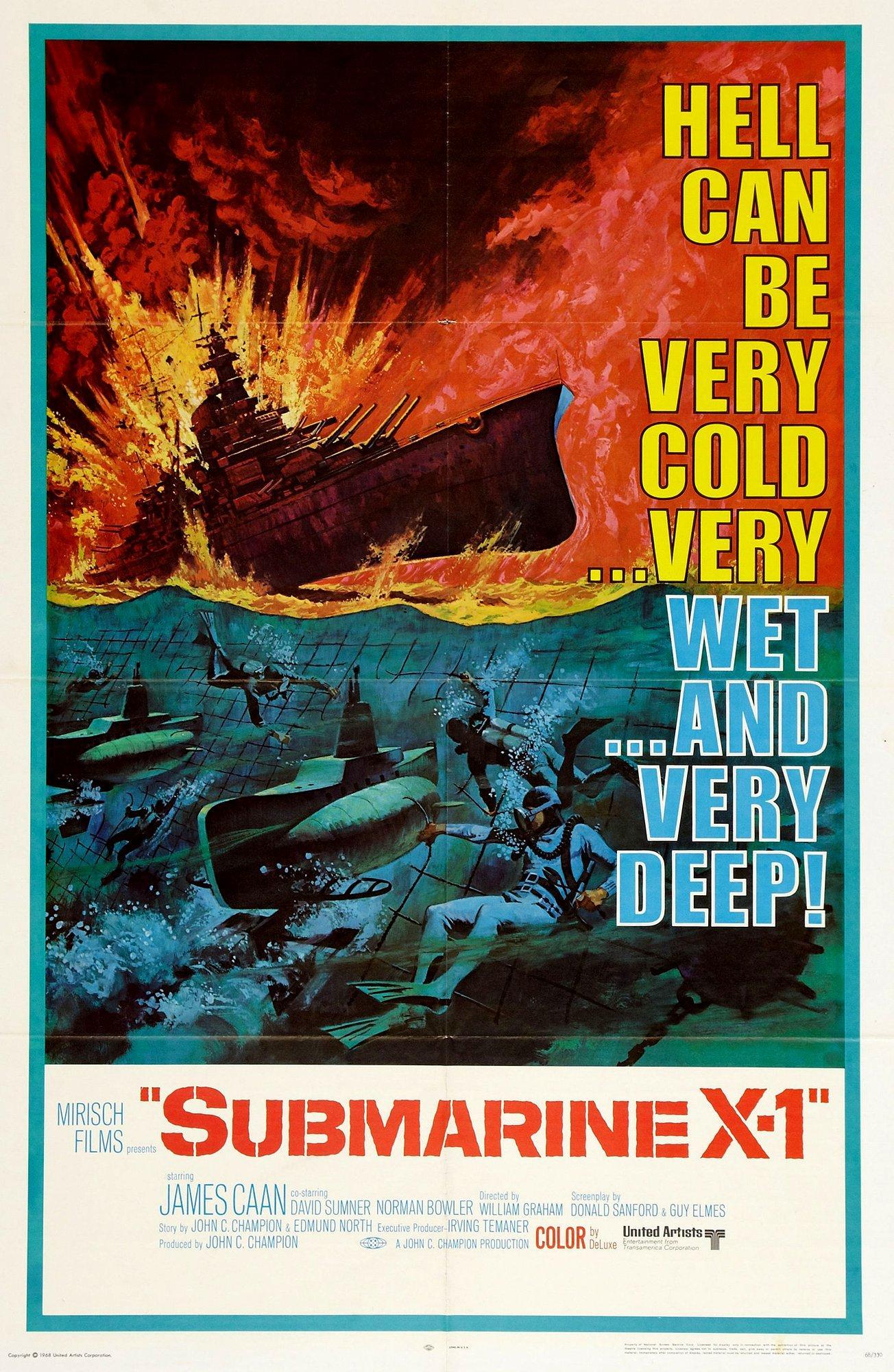 Постер фильма Субмарина Х-1 | Submarine X-1