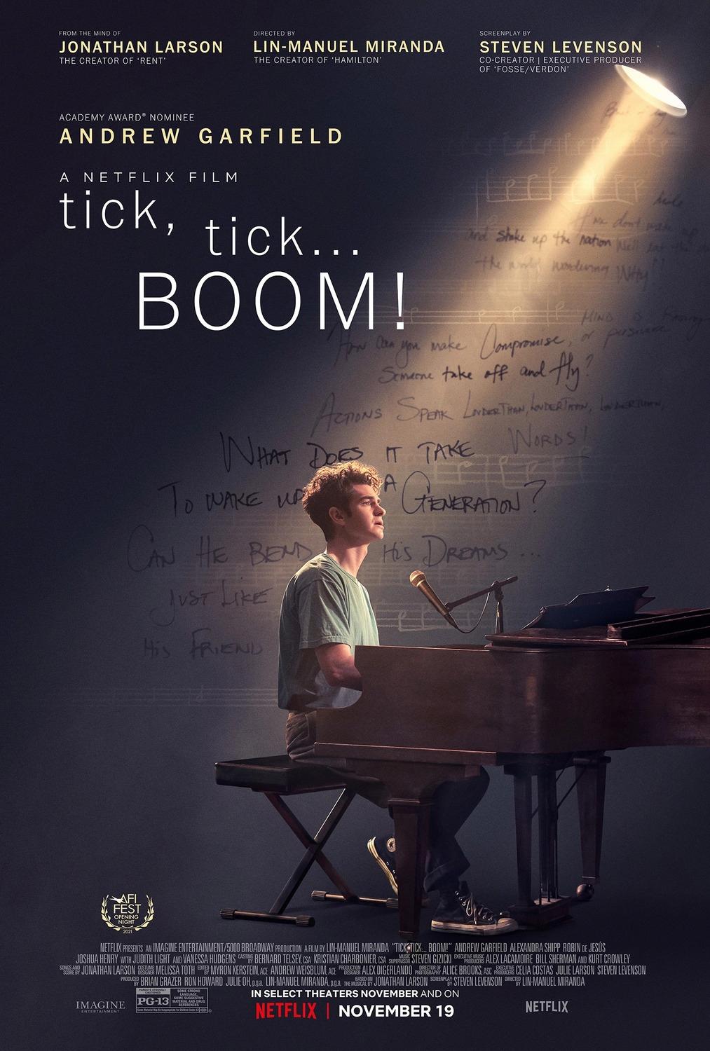 Постер фильма Тик-так, бум! | Tick, Tick... Boom