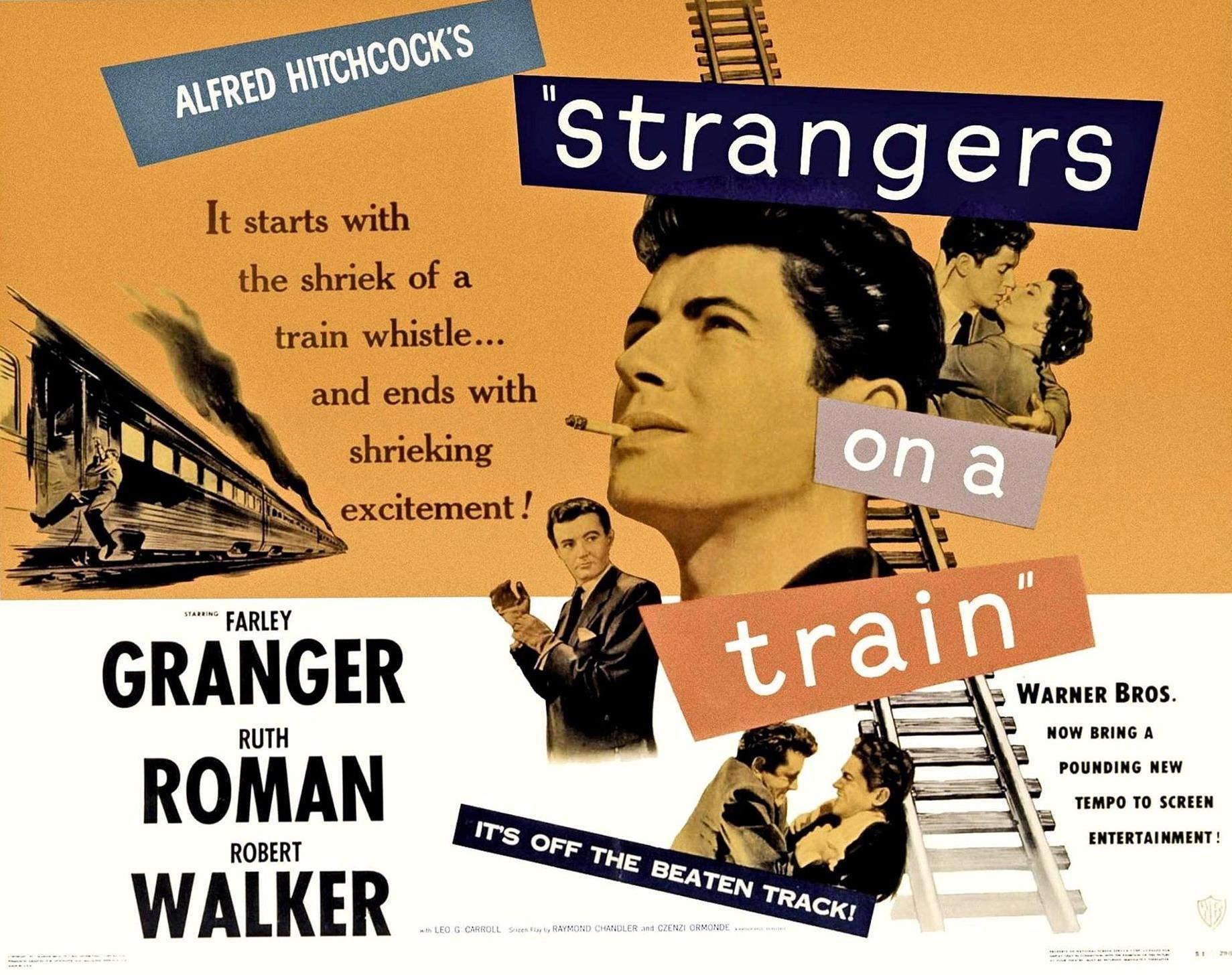 Постер фильма Незнакомцы в поезде | Strangers on a Train