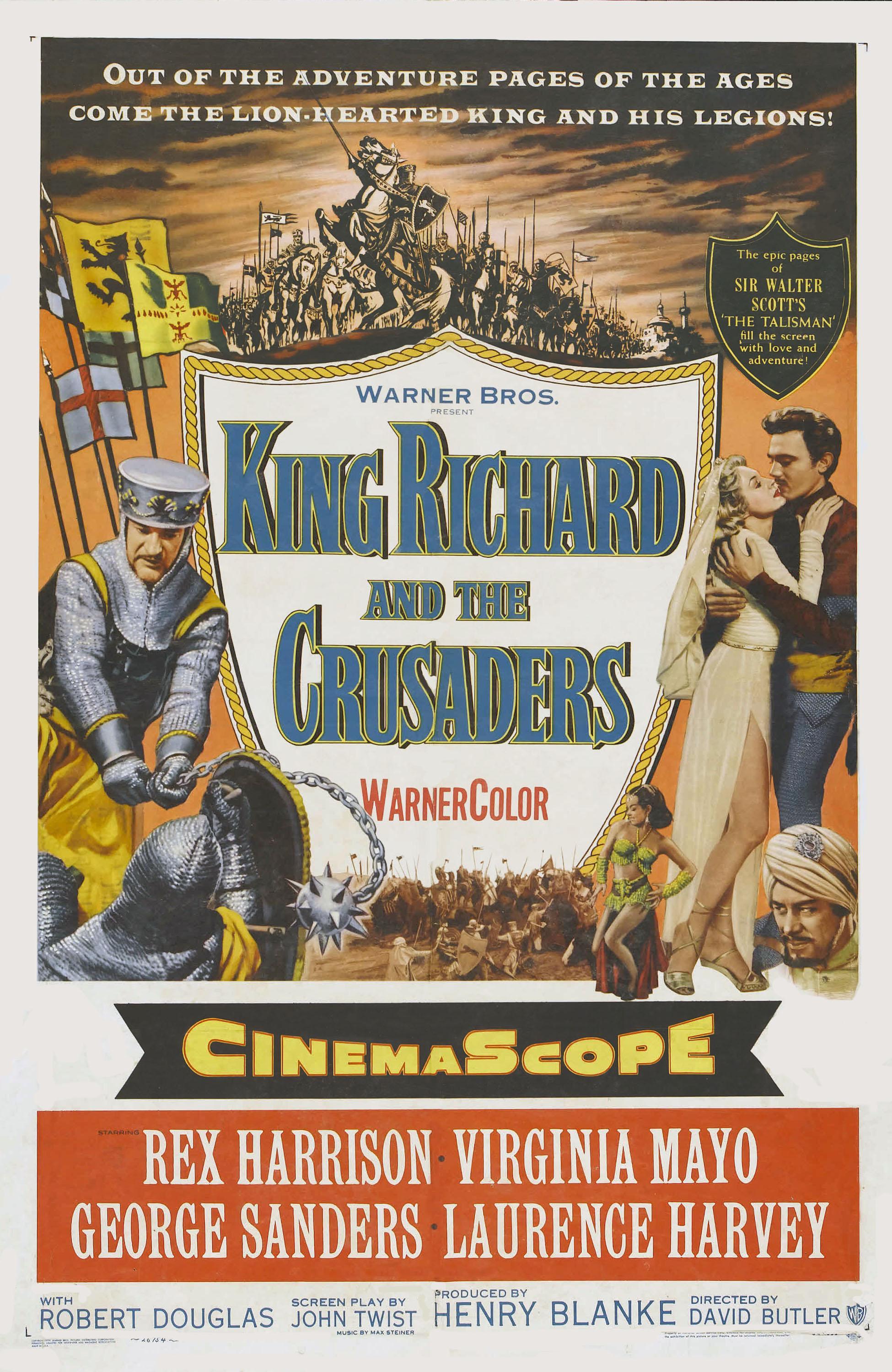 Постер фильма Ричард Львиное Сердце | King Richard and the Crusaders