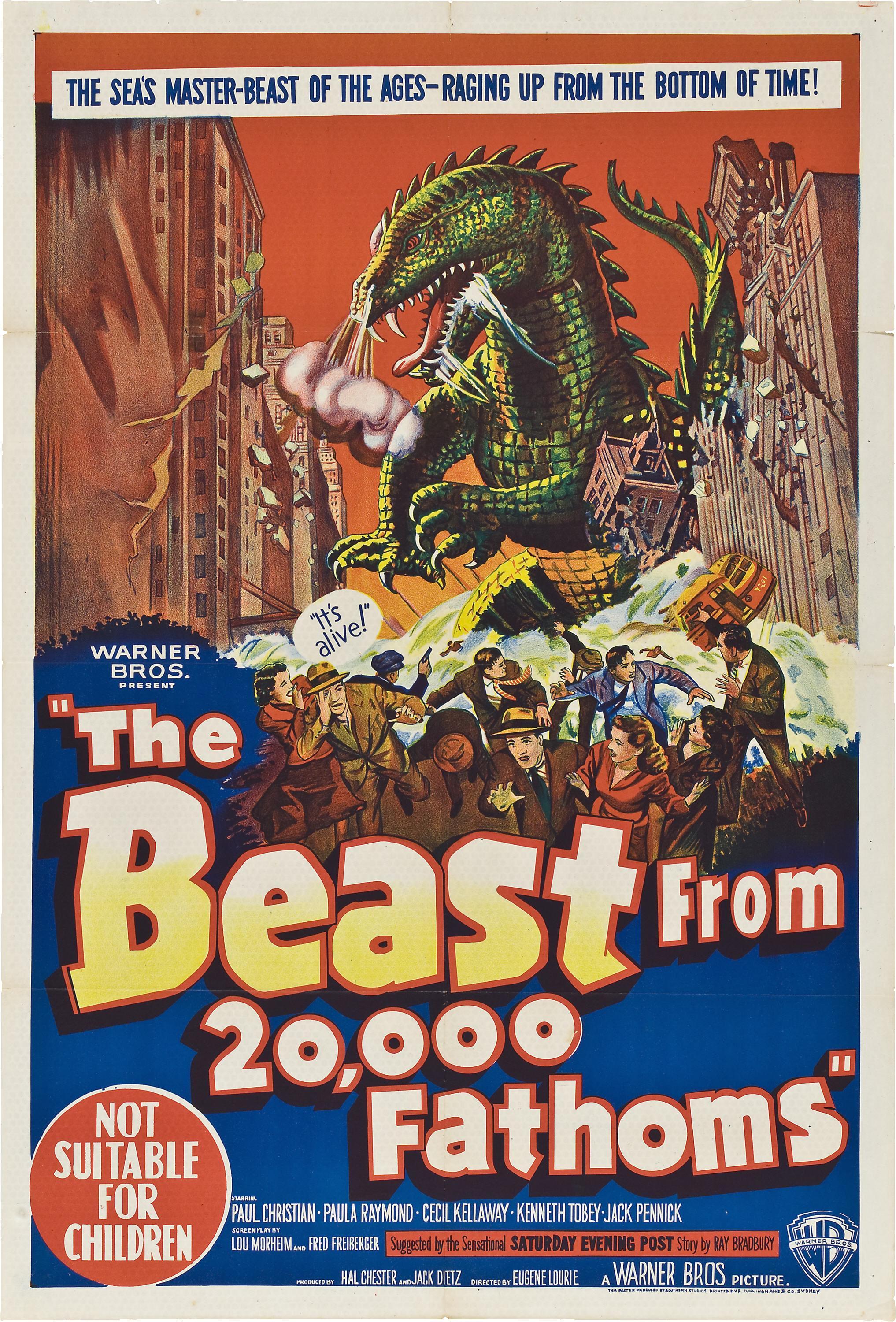 Постер фильма Чудовище с глубины 20000 морских саженей | Beast from 20,000 Fathoms