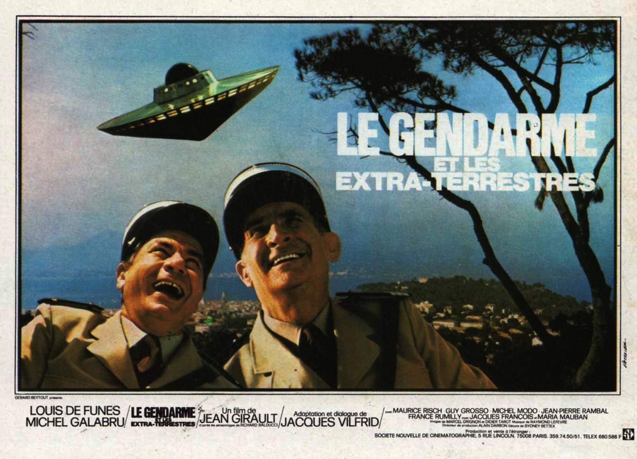 Постер фильма Жандарм и инопланетяне | gendarme et les extra-terrestres