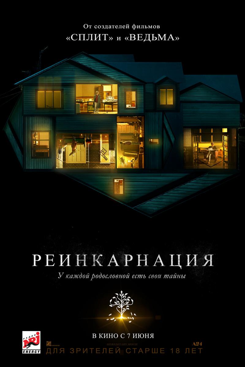 Постер фильма Реинкарнация | Hereditary 